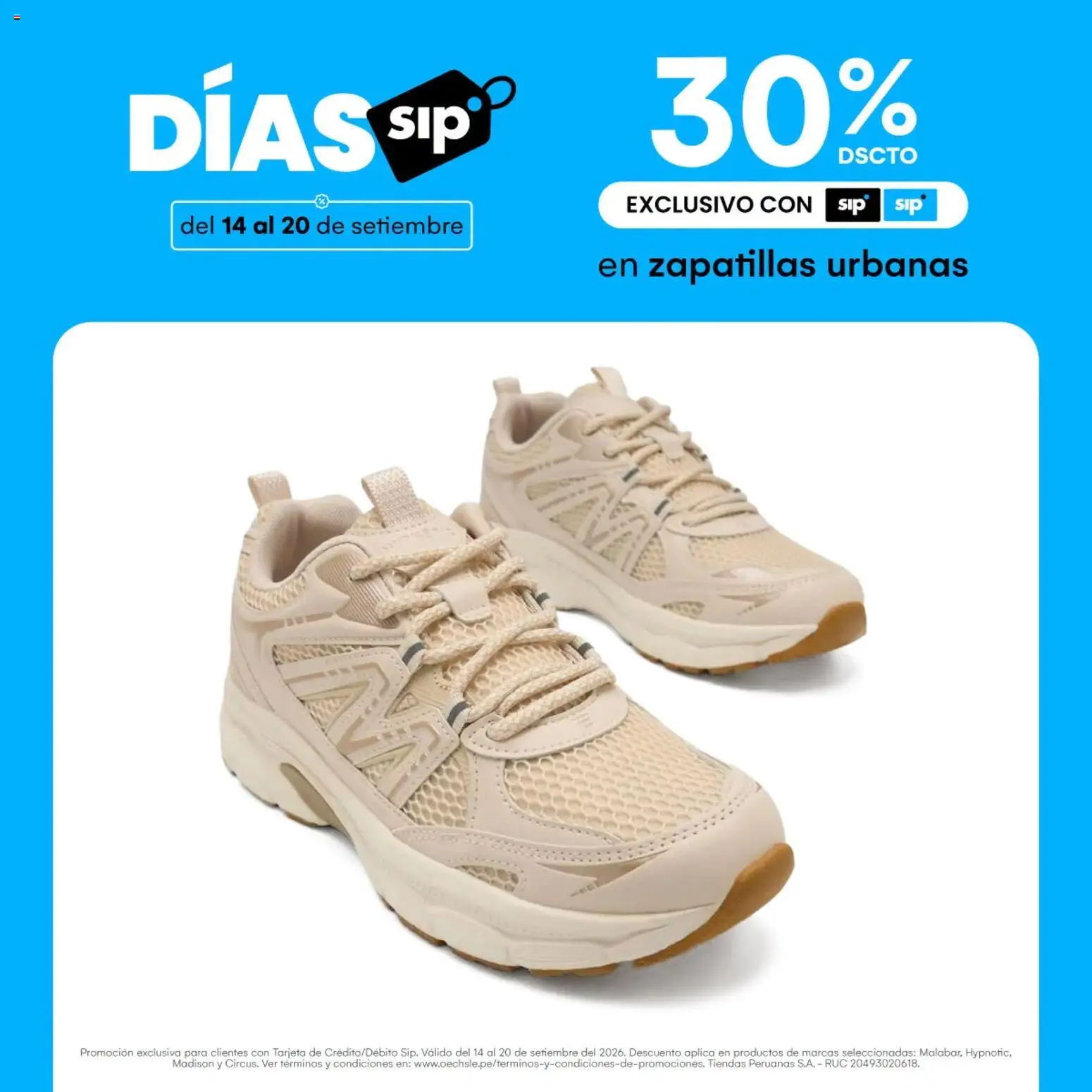 Catálogo Oechsle válido desde 14/09/2026 | Página: 1 | Productos: Zapatillas