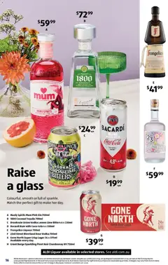 Preview of Aldi catalogue  - valid from 29.04.2026 | Page: 16 | Products: Gin, Vodka, Rum, Lemon