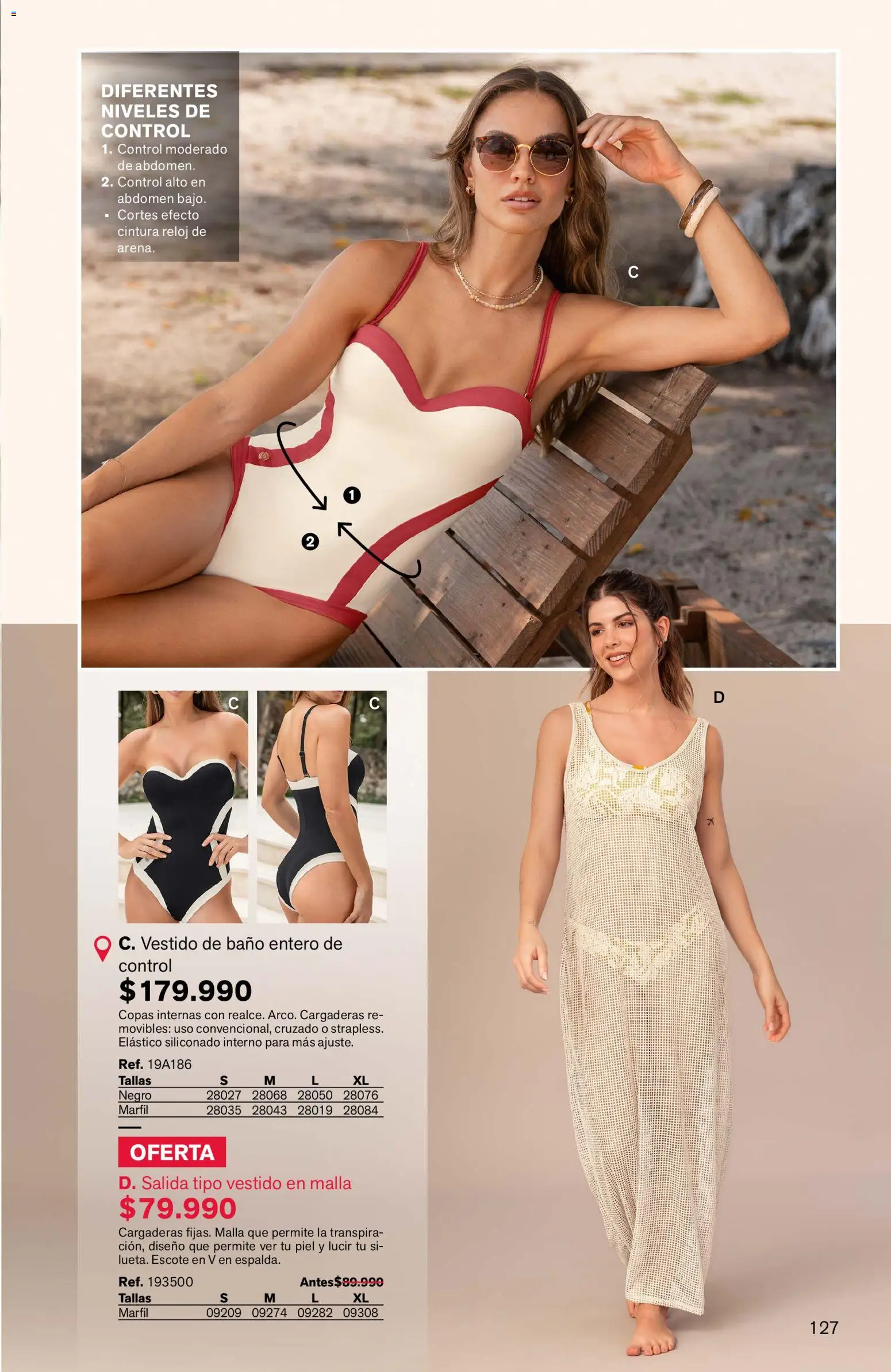 Leonisa revista - valida desde el 24/08/2026 | Página: 127 | Productos: Reloj, Baño, Vestido, Vestido de baño