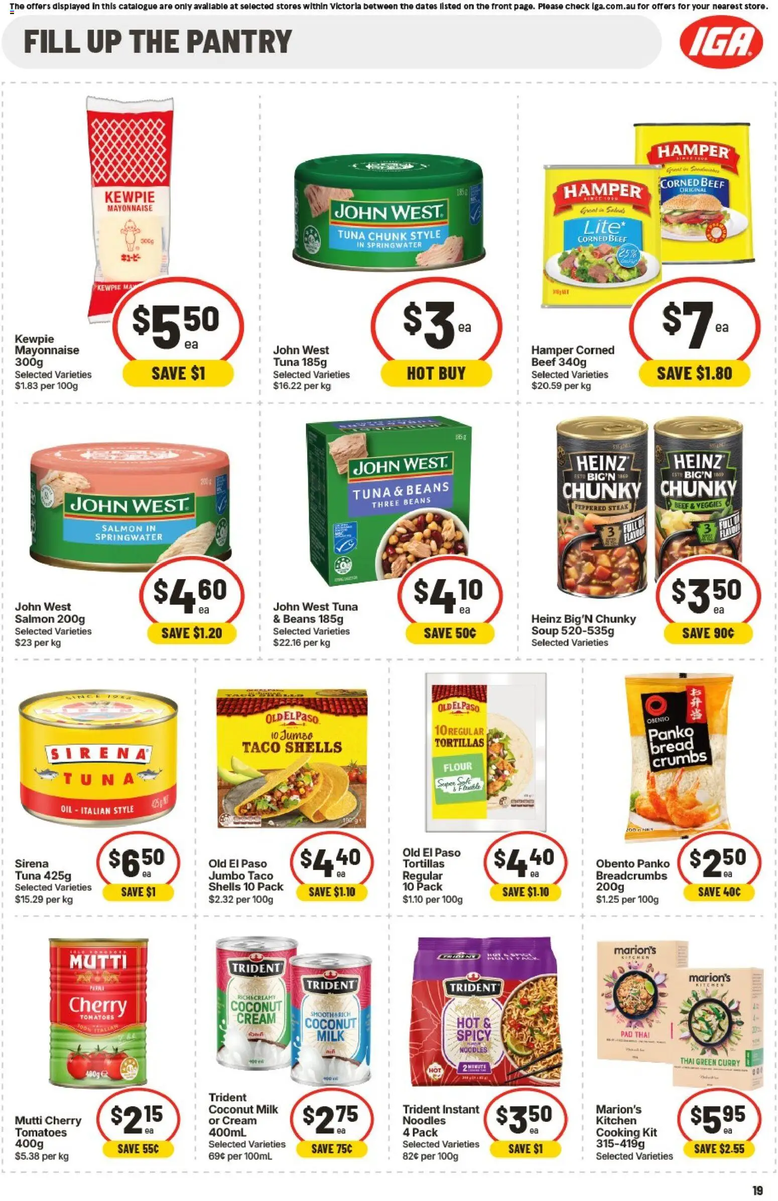 Ritchies catalogue - valid from 01/07/2026 | Page: 19 | Products: Tomatoes, Cream, Salmon, Mayonnaise
