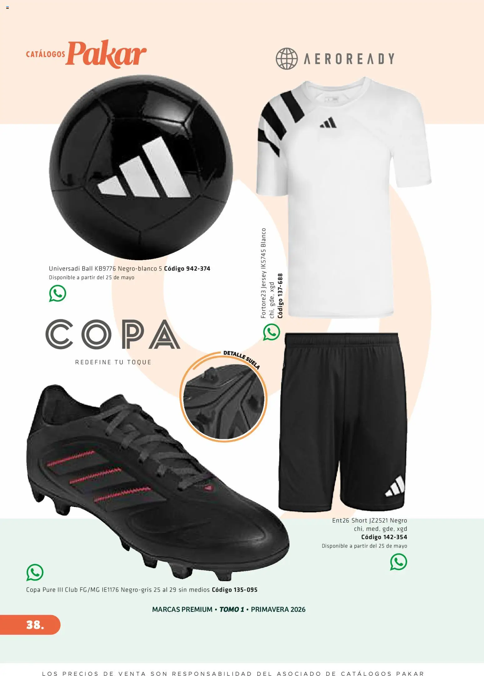 Nuevas ofertas de SC Pakar válidas en toda la República Mexicana desde el 27/02/2026. ¡Encuentra las mejores ofertas en SC Pakar catálogo Premium Men Tomo 1! | Página: 38 | Productos: Short