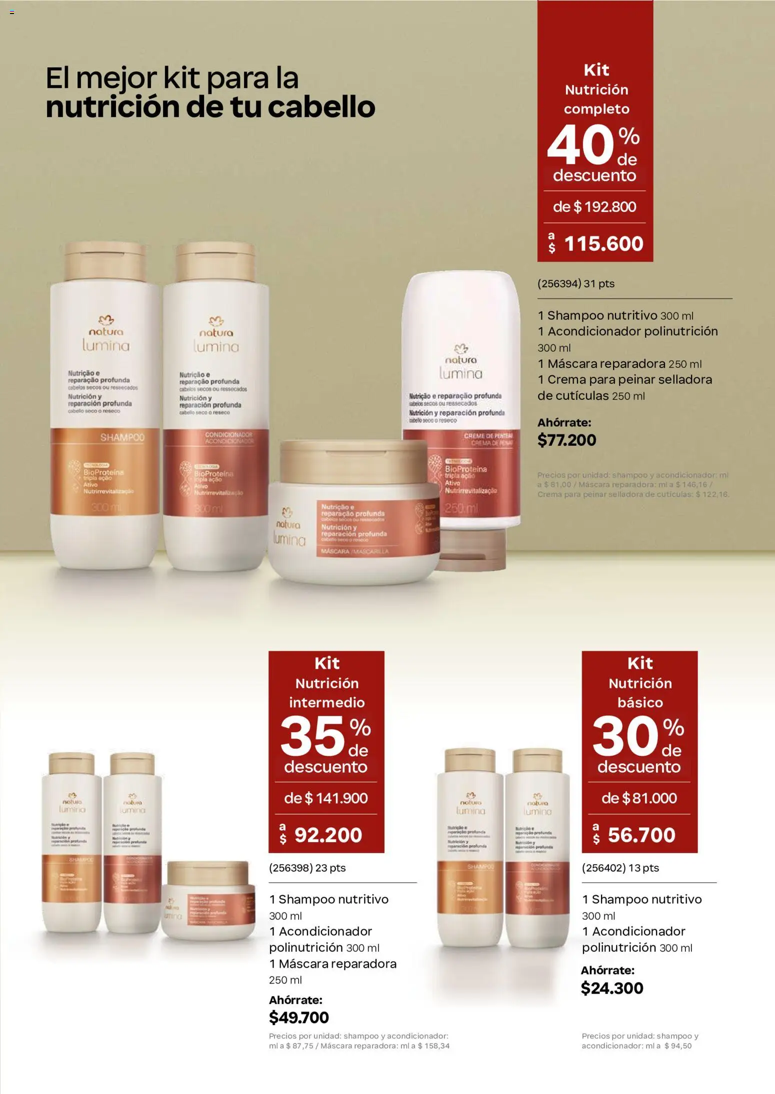 Natura revista - valida desde el 11.06.2026 | Página: 138 | Productos: Crema, Shampoo, Máscara, Acondicionador