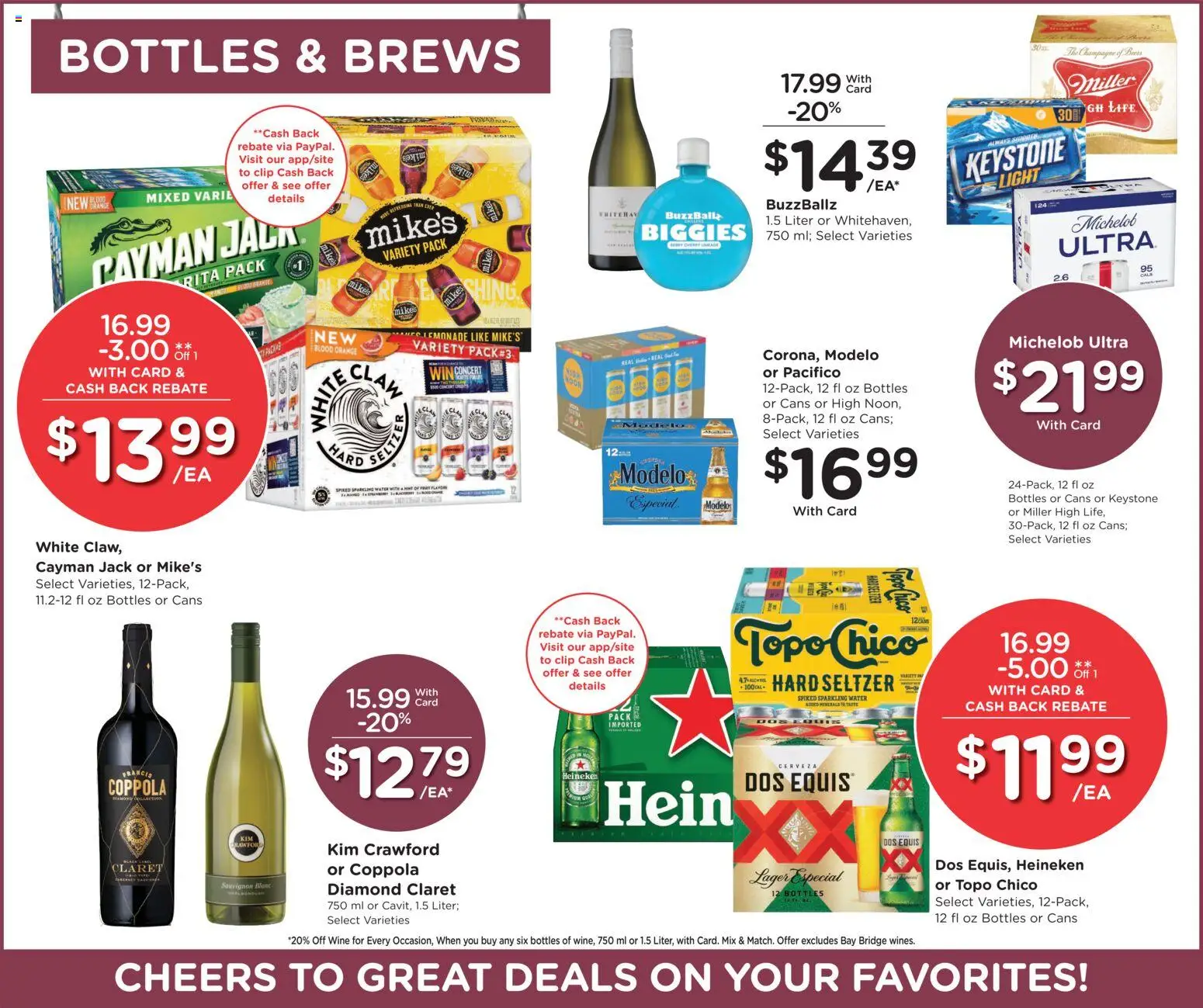 Smith's Weekly Ad - valid from 07/22/2026 | Page: 9 | Products: Clip, Wine, Water