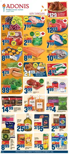 Preview of Adonis weekly flyer from shop Adonis valid from Oct 8, 2026