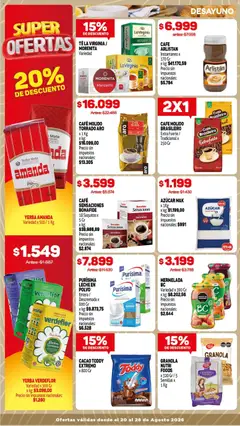 Vista previa Makro ofertas válido desde el 20/08/2026 | Página: 9 | Productos: Vitaminas, Semillas, Té, Café molido