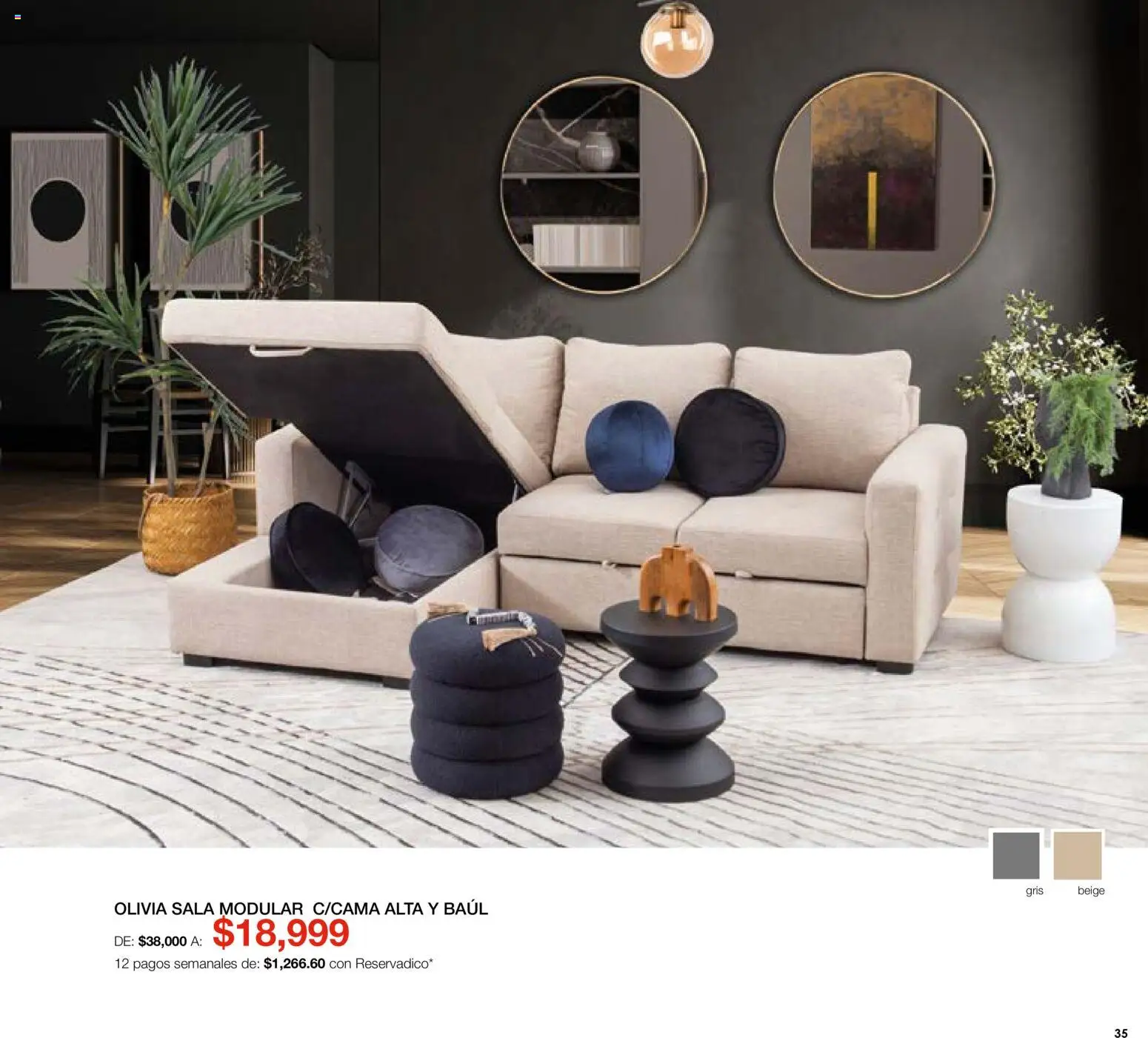 Nuevas ofertas de Muebles Dico válidas en toda la República Mexicana desde el 01/08/2026. ¡Encuentra las mejores ofertas en Muebles Dico catálogo! | Página: 35 | Productos: Modular
