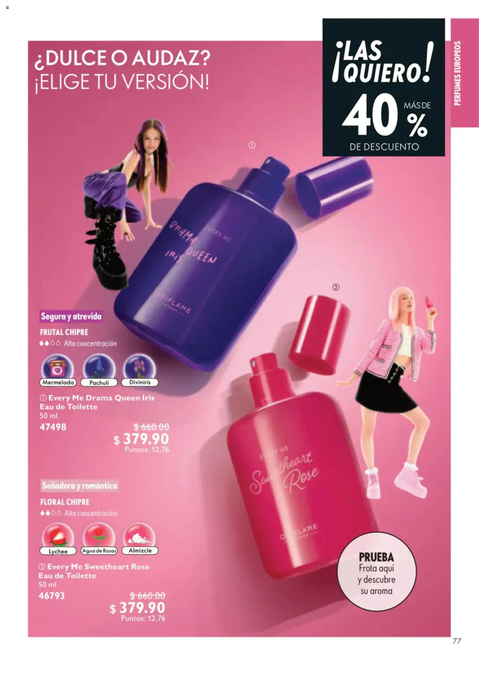 Nuevas ofertas de Oriflame válidas en toda la República Mexicana desde el 01/08/2026. ¡Encuentra las mejores ofertas en Oriflame campaña 11 2026! | Página: 77 | Productos: Agua, Mermelada, Eau de toilette