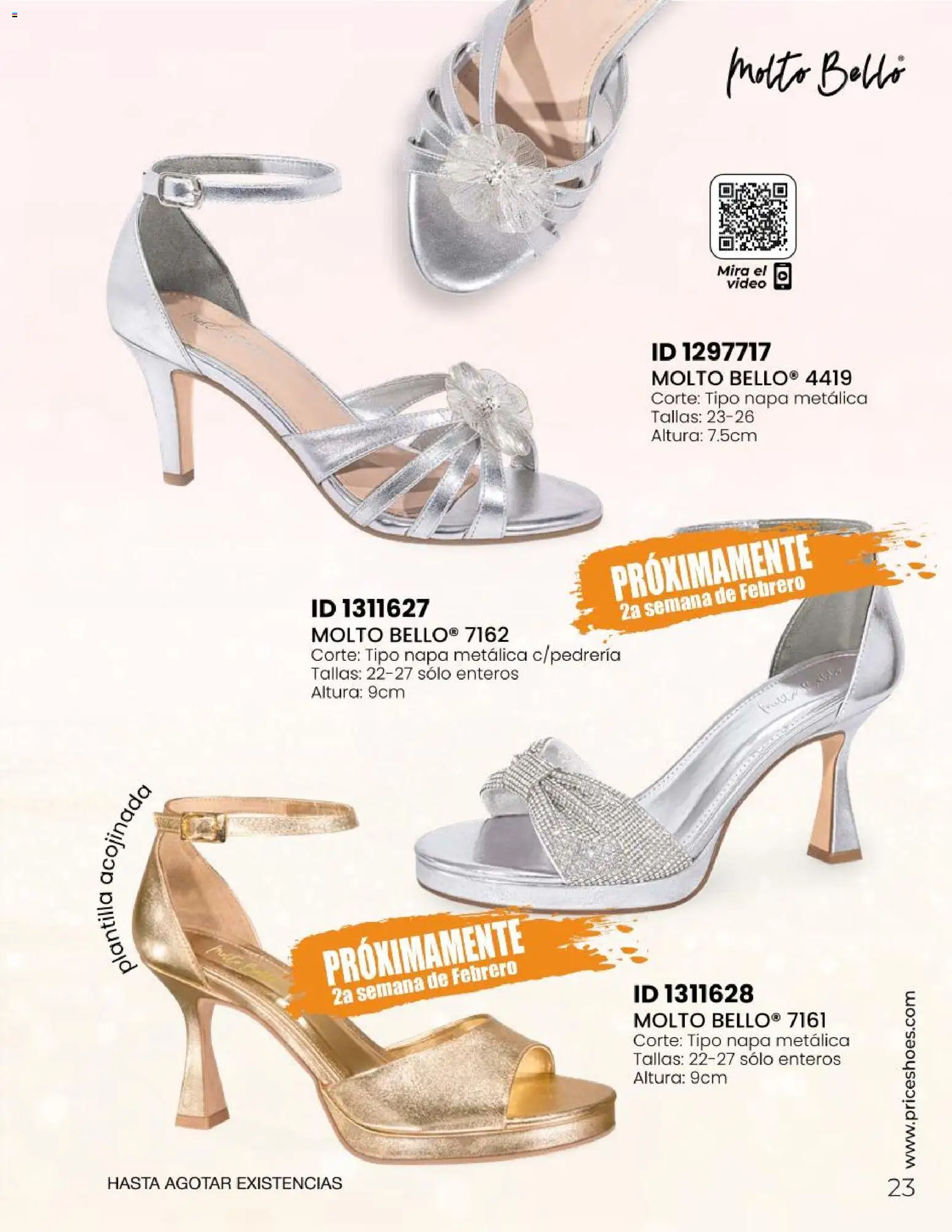 Nuevas ofertas de Price Shoes válidas en toda la República Mexicana desde el 31.01.2026. ¡Encuentra las mejores ofertas en Price Shoes Catálogo Sandalias ! | Página: 23 | Productos: Video