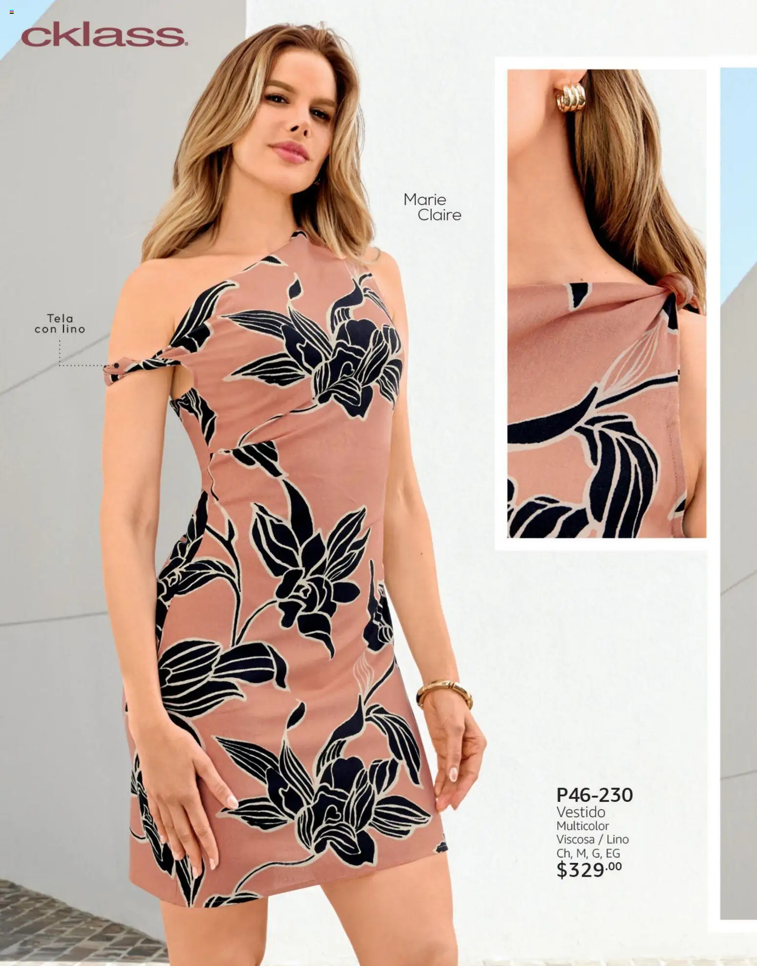 Nuevas ofertas de Cklass válidas en toda la República Mexicana desde el 08/07/2026. ¡Encuentra las mejores ofertas en Cklass catálogo Otoño Invierno! | Página: 392 | Productos: Vestido