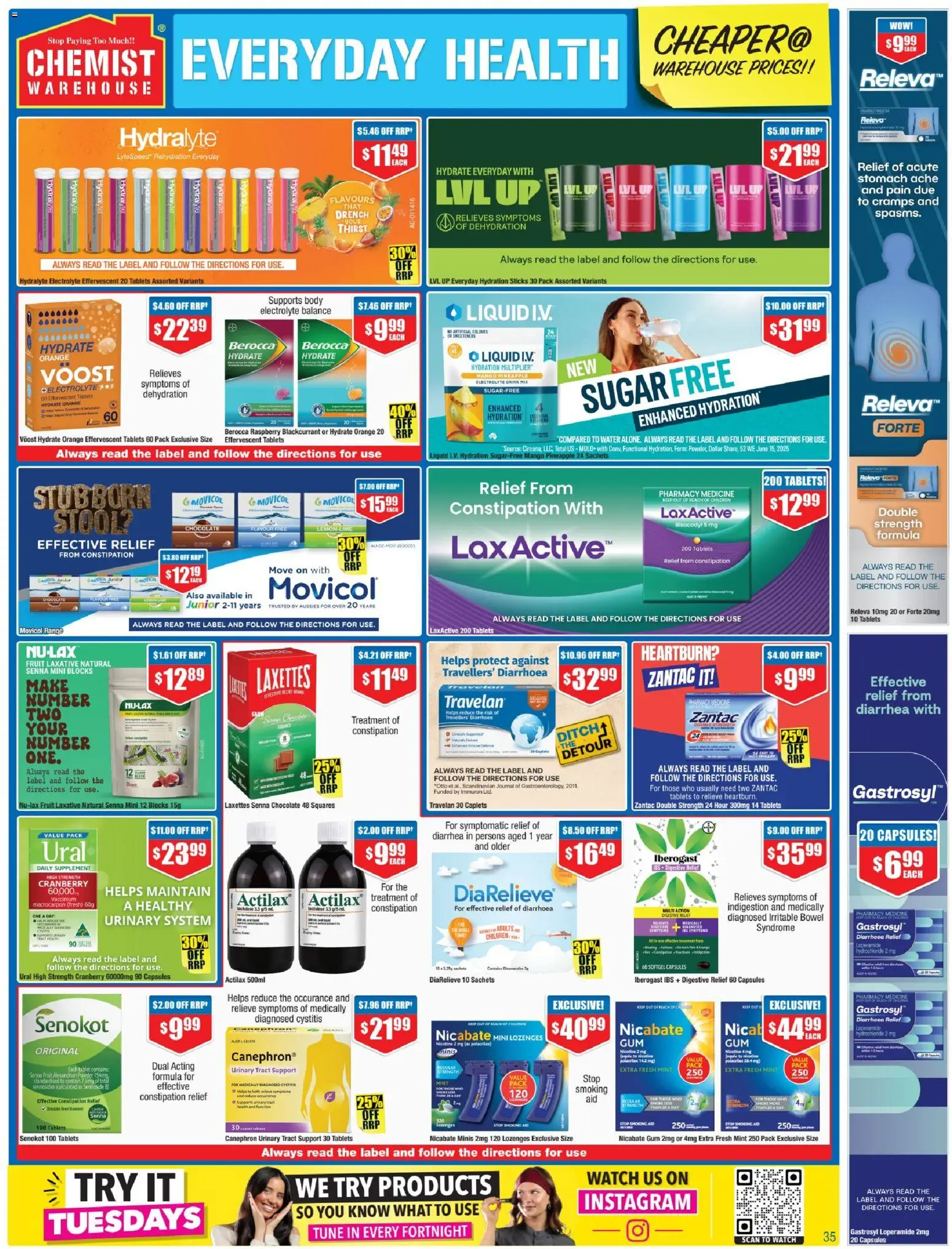 Chemist Warehouse catalogue - valid from 20/08/2026 | Page: 35 | Products: Stool, Powder, Raspberry, Tablets