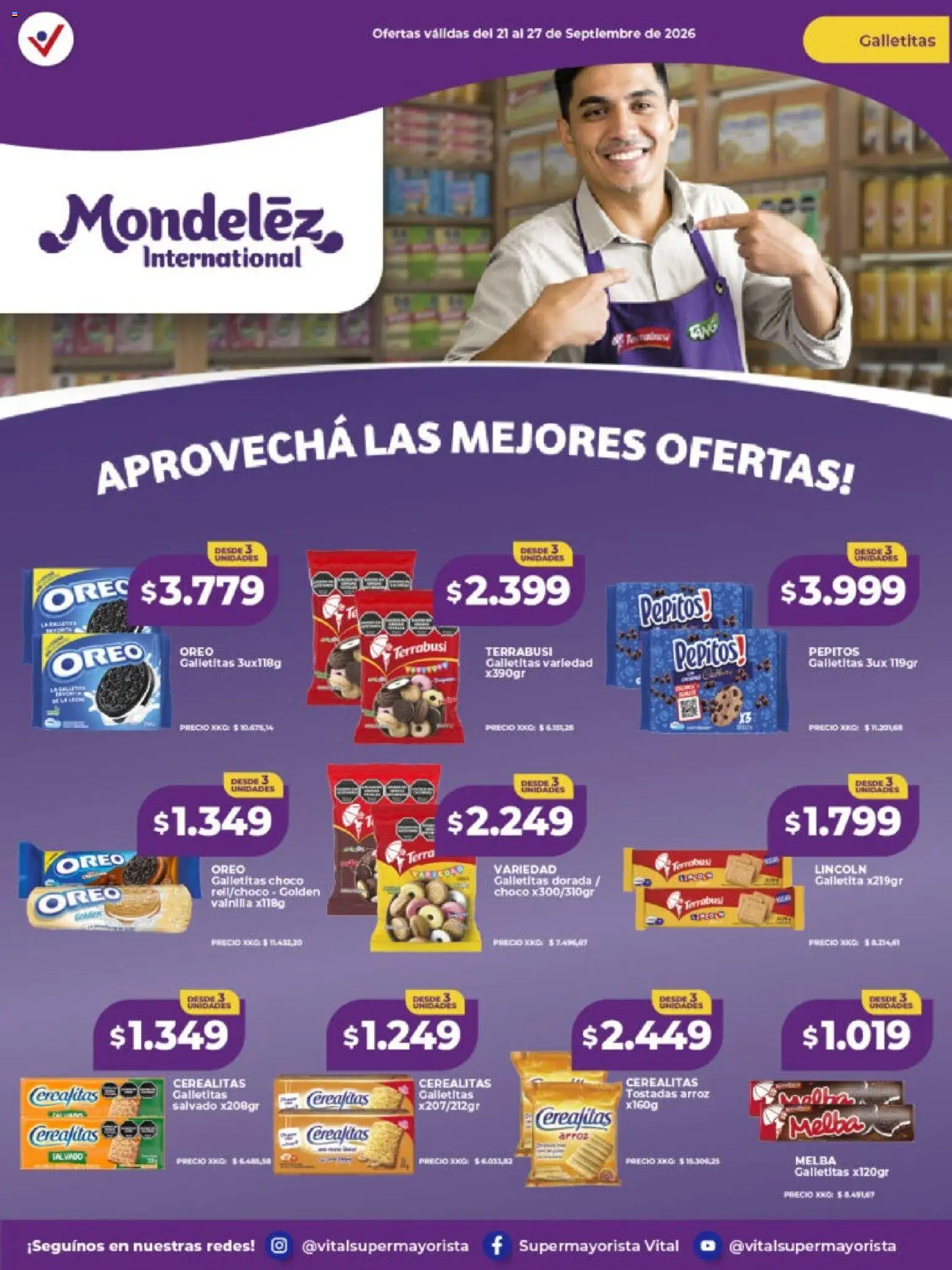 Vital - Ofertas │ válido desde el 21/09/2026 | Página: 24 | Productos: Vainilla, Galletitas, Oreo, Tostadas