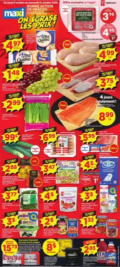 Preview of Maxi weekly flyer / circulaire from shop Maxi valid from Oct 8, 2026