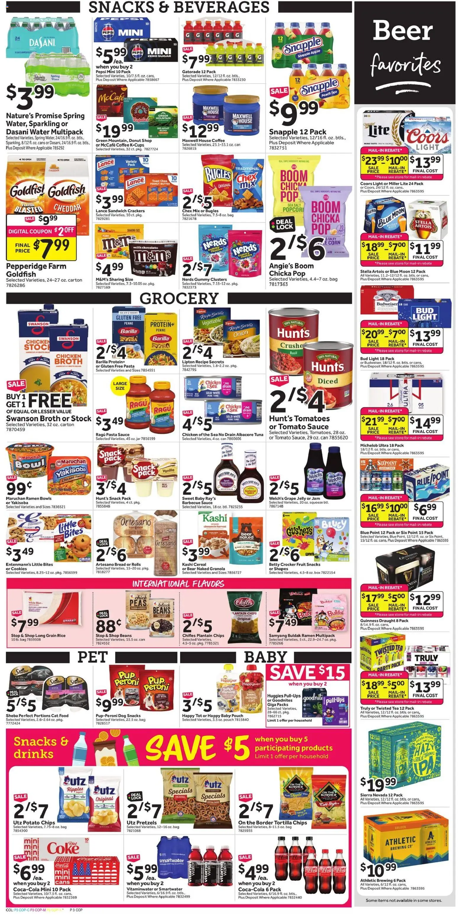 Stop & Shop Weekly Circular - NY - valid from 08/14/2026 | Page: 7 | Products: Bakery, Chocolate, Cookies, Vanilla