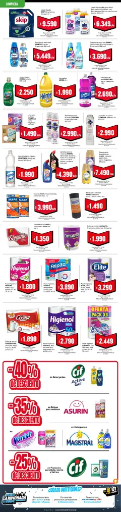 Vista previa Cooperativa Obrera catálogo válido desde el 07.05.2026 | Página: 7 | Productos: Jabón líquido, Jabón, Té, Limpiador