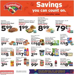Preview of Hannaford weekly ads valid from 09/13/2026