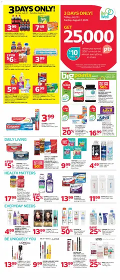 Preview of Rexall weekly flyer / circulaire from shop Rexall valid from Jul 31, 2026 | Page: 3