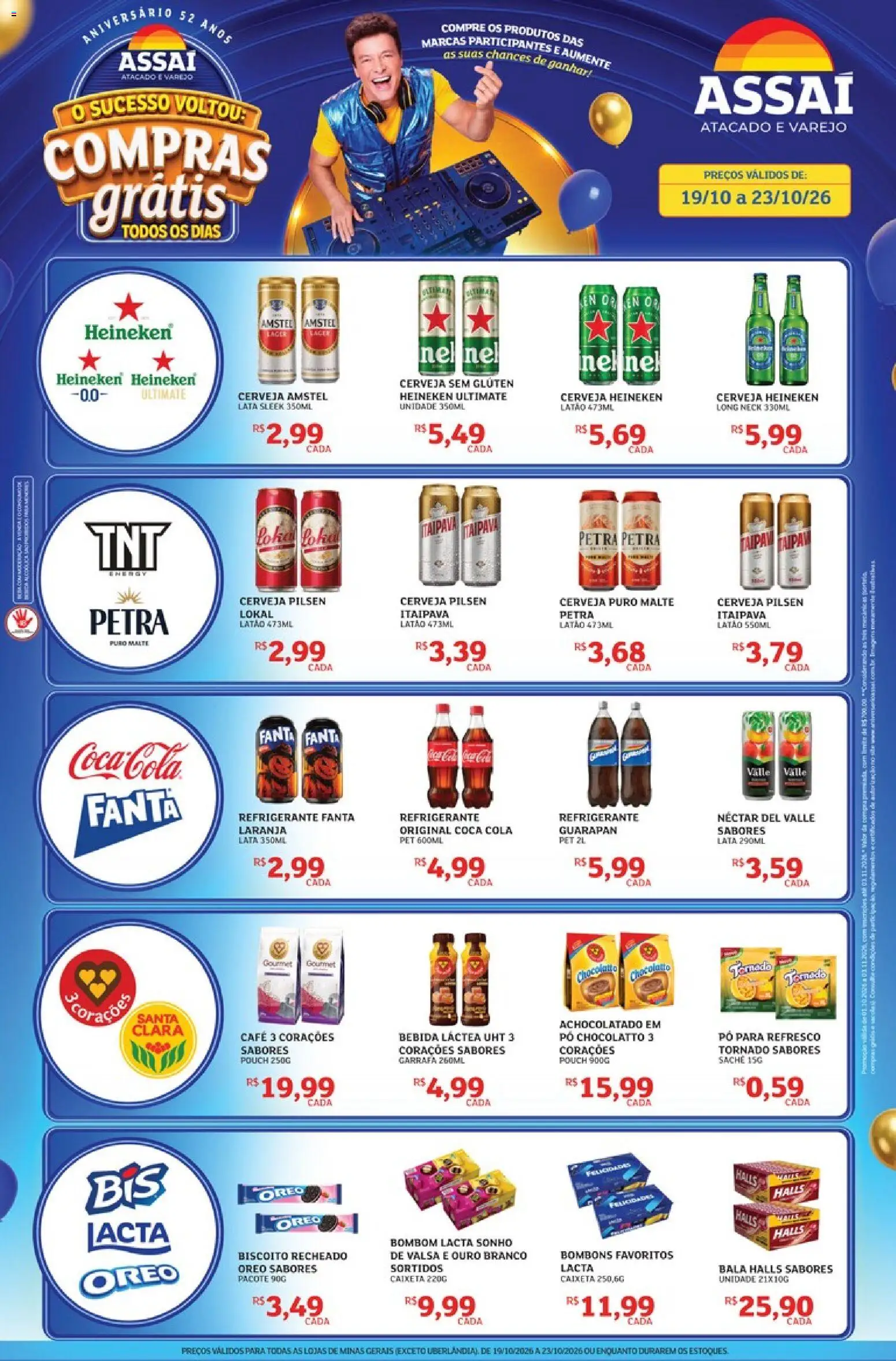 Assaí Atacadista Folheto - válido de 19/10/2026 | Página: 1