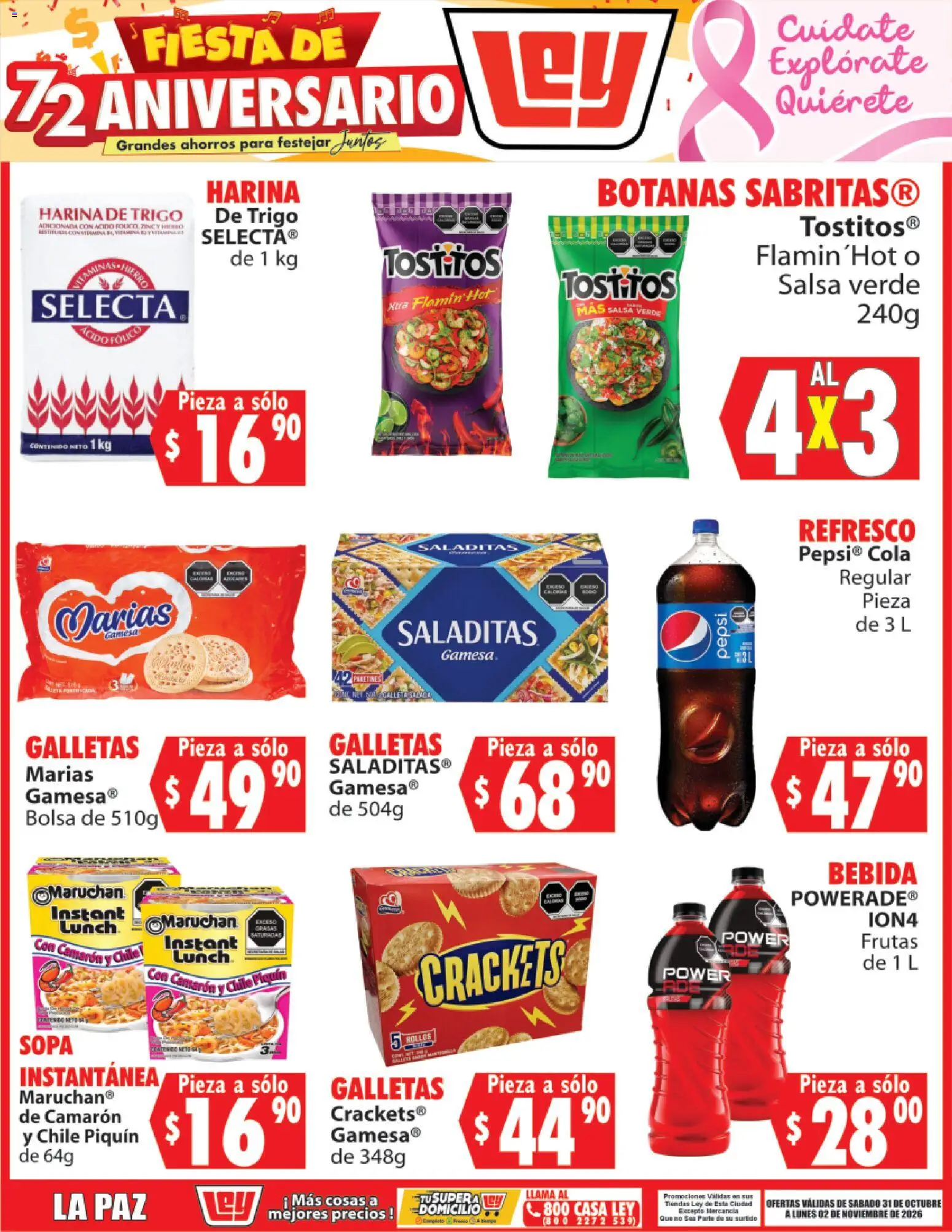Nuevas ofertas de Casa Ley válidas en toda la República Mexicana desde el 31/10/2026. ¡Encuentra las mejores ofertas en Casa Ley folleto Autoservicio La Paz! | Página: 2