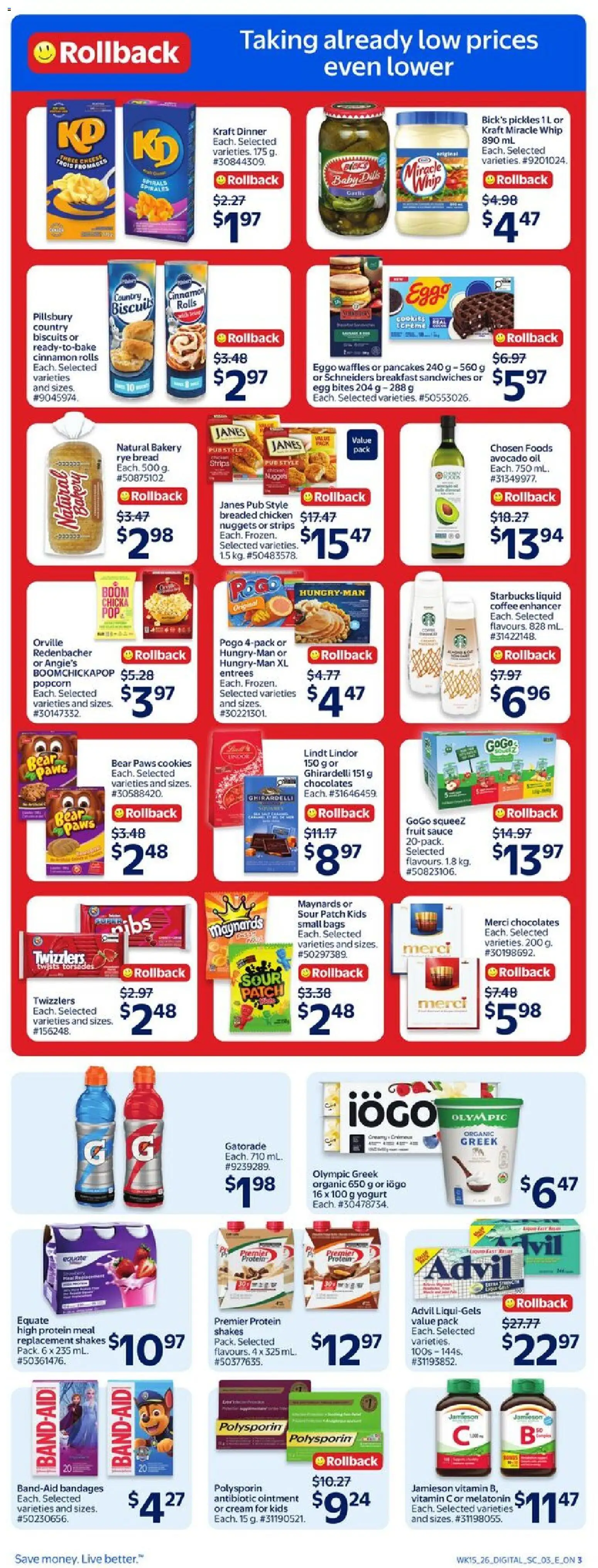 Walmart flyer valid from 07.05.2026 | Page: 6 | Products: Bakery, Oil, Bread, Coffee