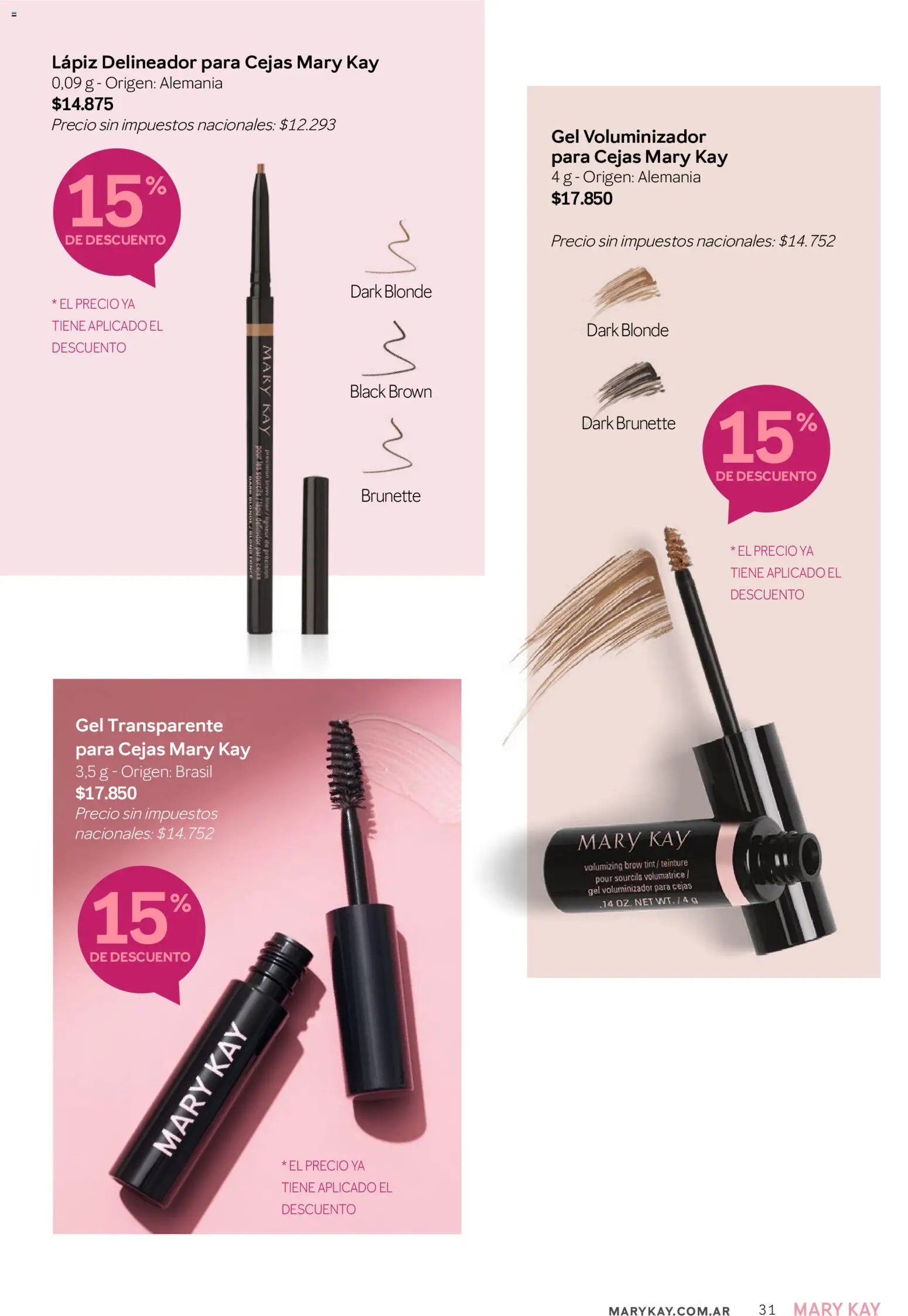 Mary Kay catálogo │ válido desde el 01/08/2026 | Página: 31 | Productos: Delineador