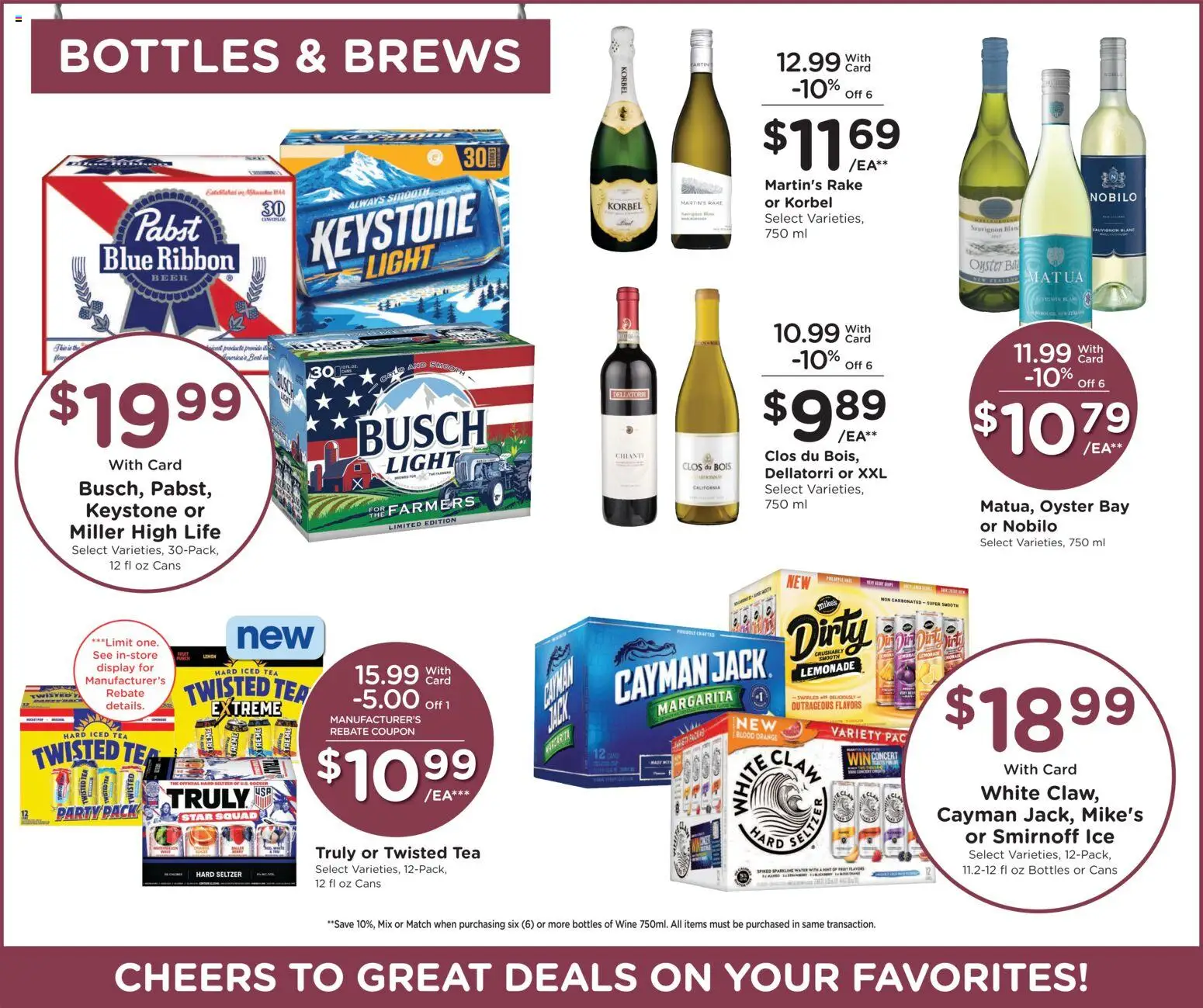 King Soopers Weekly Ad - valid from 07/15/2026 | Page: 14 | Products: Beer, Tea, Fruit, Iced tea