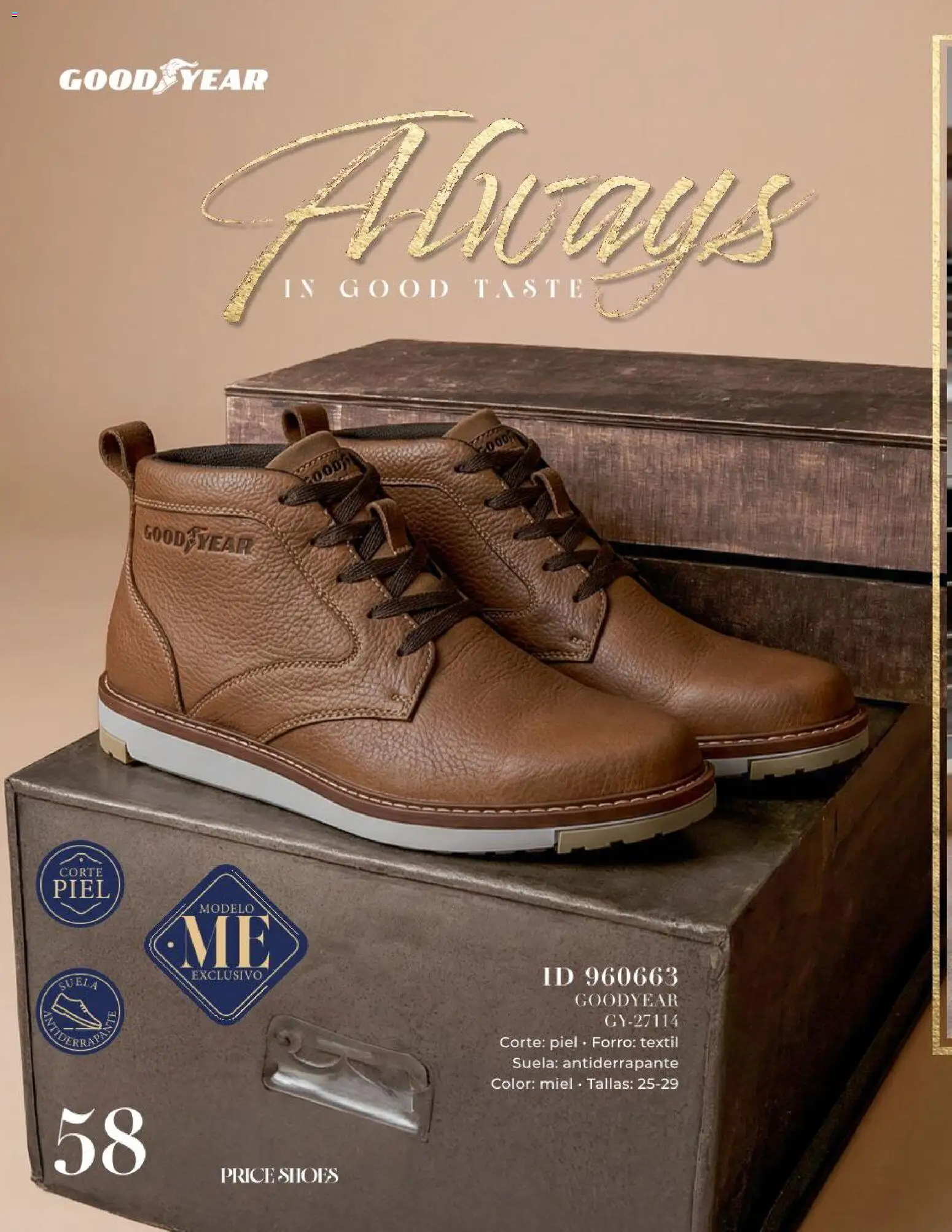 Nuevas ofertas de Price Shoes válidas en toda la República Mexicana desde el 14.05.2026. ¡Encuentra las mejores ofertas en Price Shoes catálogo Caballeros! | Página: 58