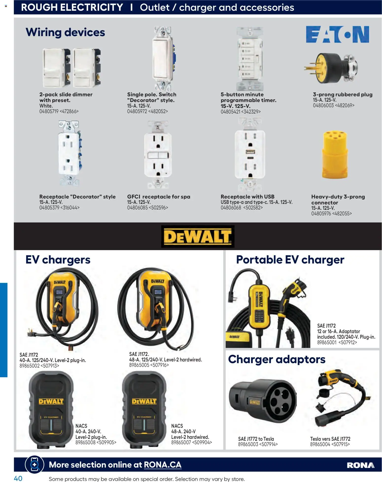 Rona flyer valid from Feb 26, 2026 | Page: 40 | Products: Connector