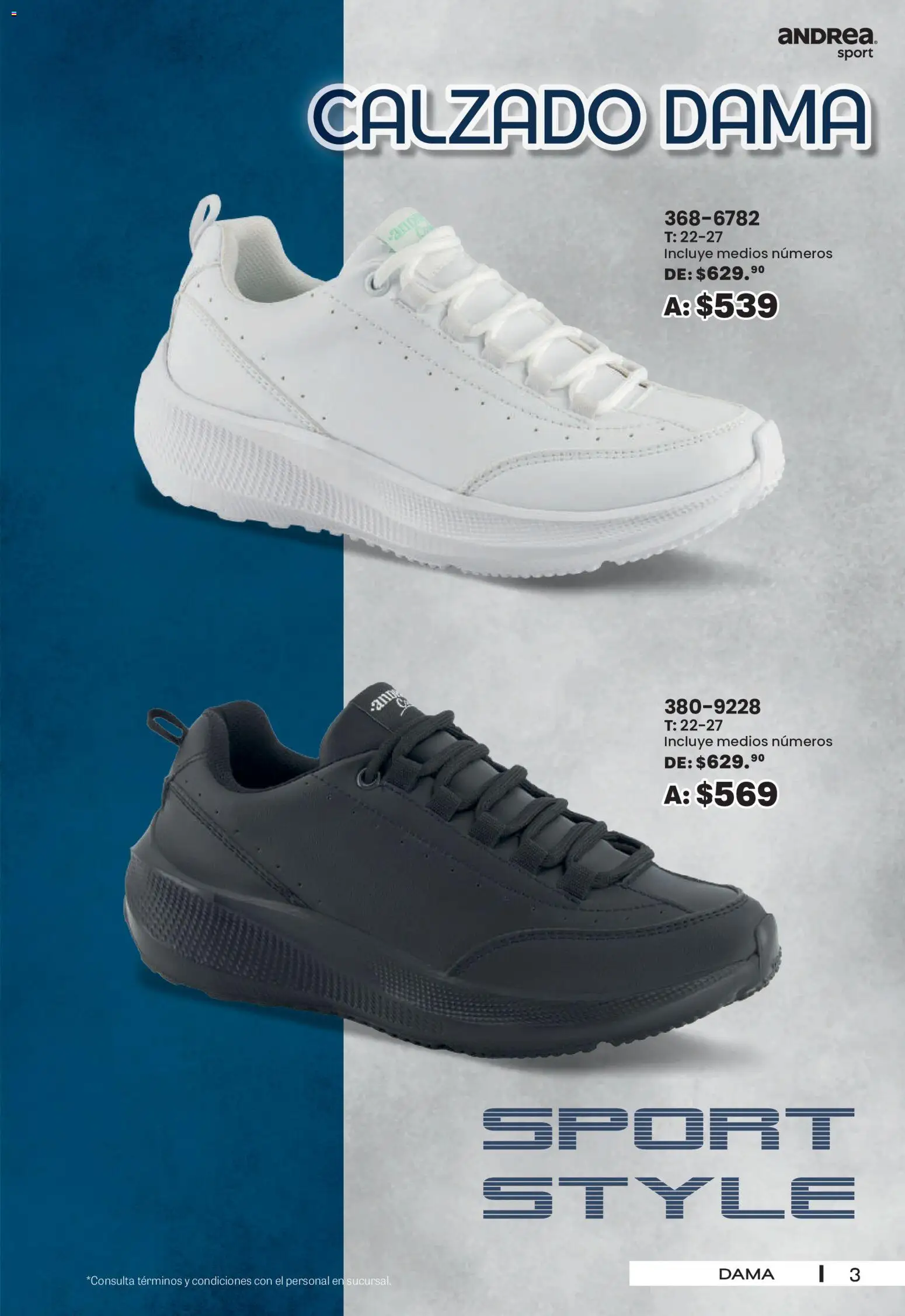 Nuevas ofertas de Andrea válidas en toda la República Mexicana desde el 30/08/2026. ¡Encuentra las mejores ofertas en Andrea - SPORT DAYS! | Página: 3