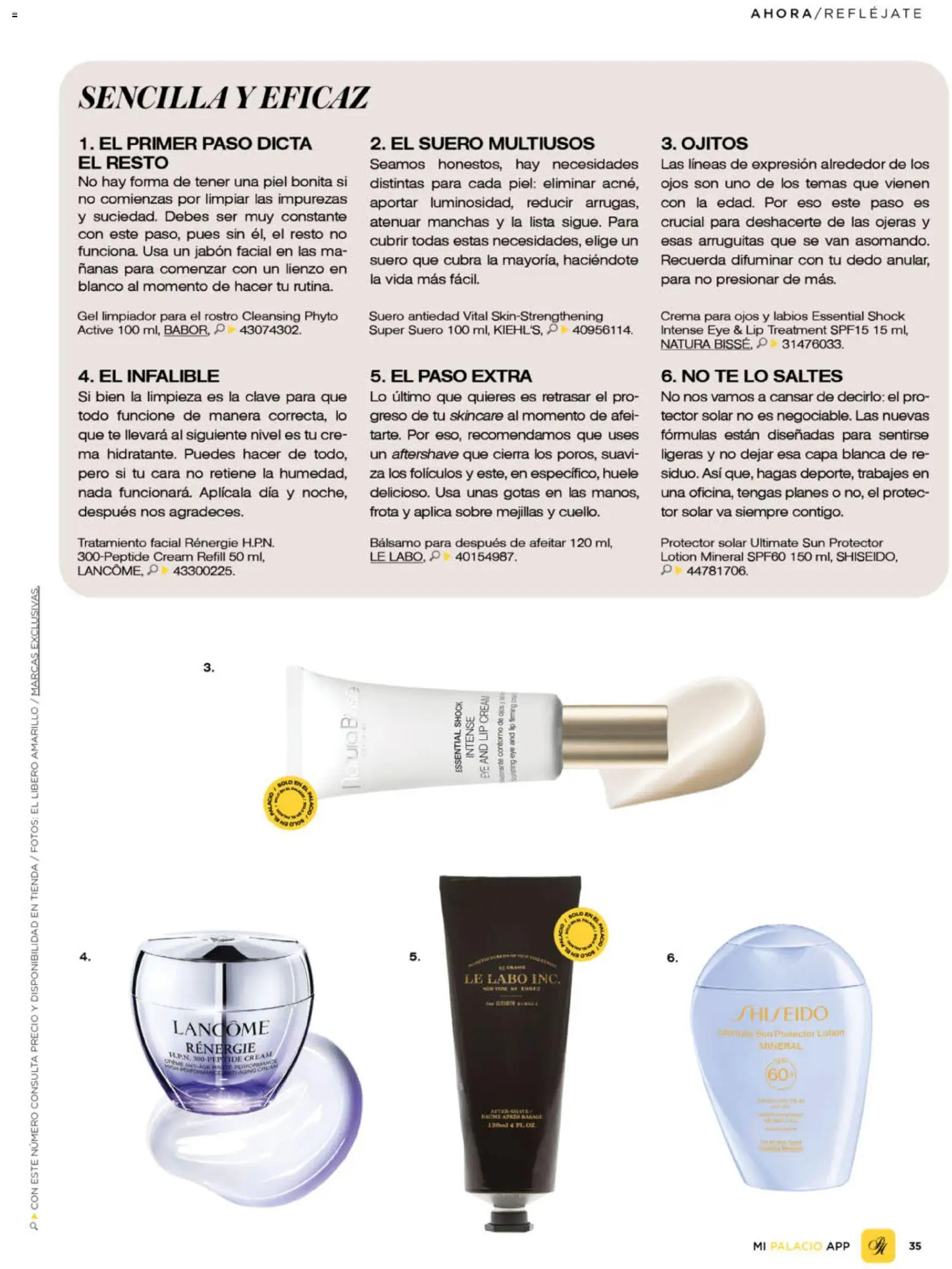 Nuevas ofertas de Palacio De Hierro válidas en toda la República Mexicana desde el 01.04.2026. ¡Encuentra las mejores ofertas en Palacio De Hierro catálogo! | Página: 37 | Productos: Contorno, Limpiador, Té, Sobre