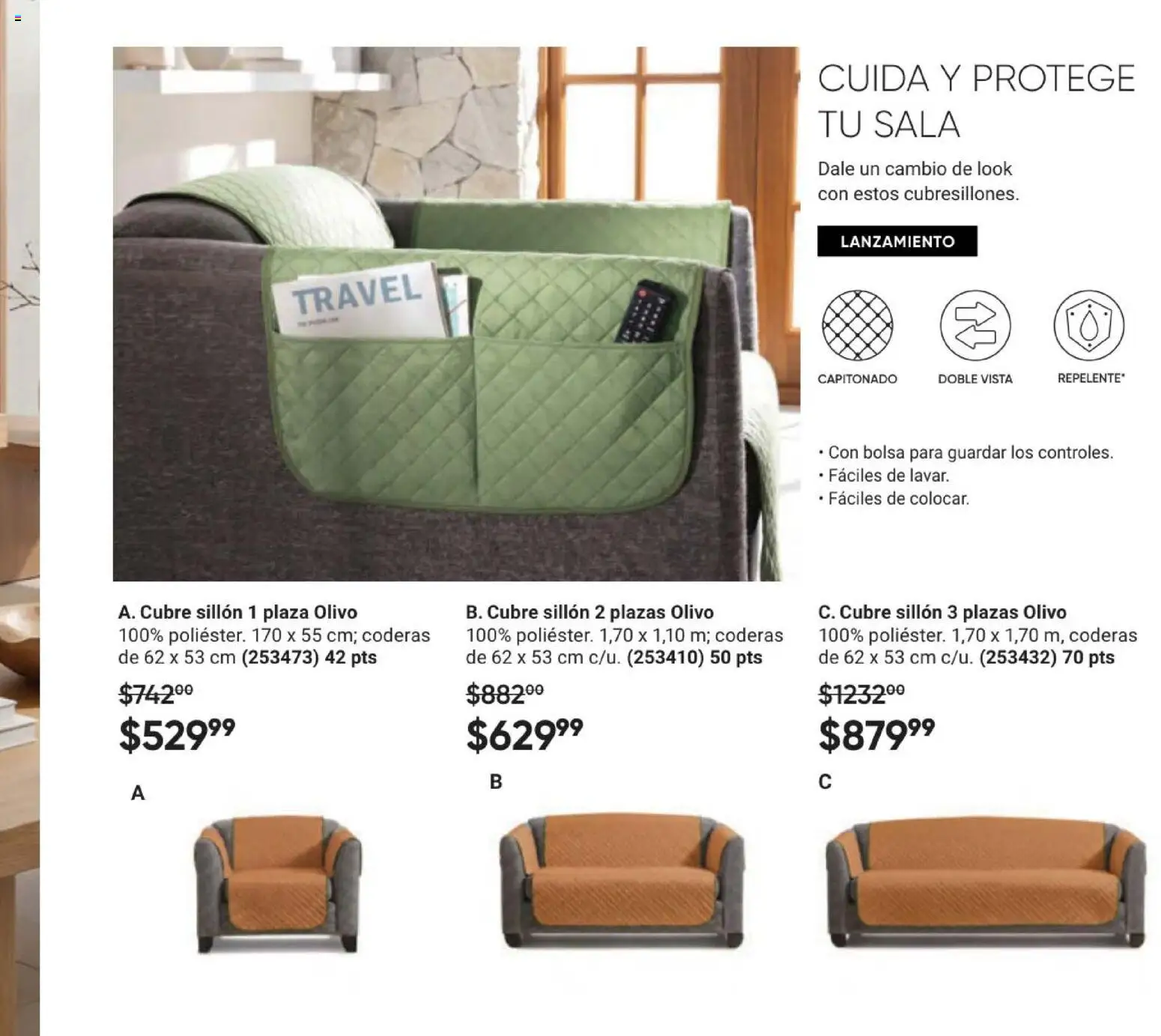 Nuevas ofertas de AVON válidas en toda la República Mexicana desde el 11/09/2026. ¡Encuentra las mejores ofertas en AVON Casa & Estilo 14 2026! | Página: 9 | Productos: Bolsa, Sillón, Sala
