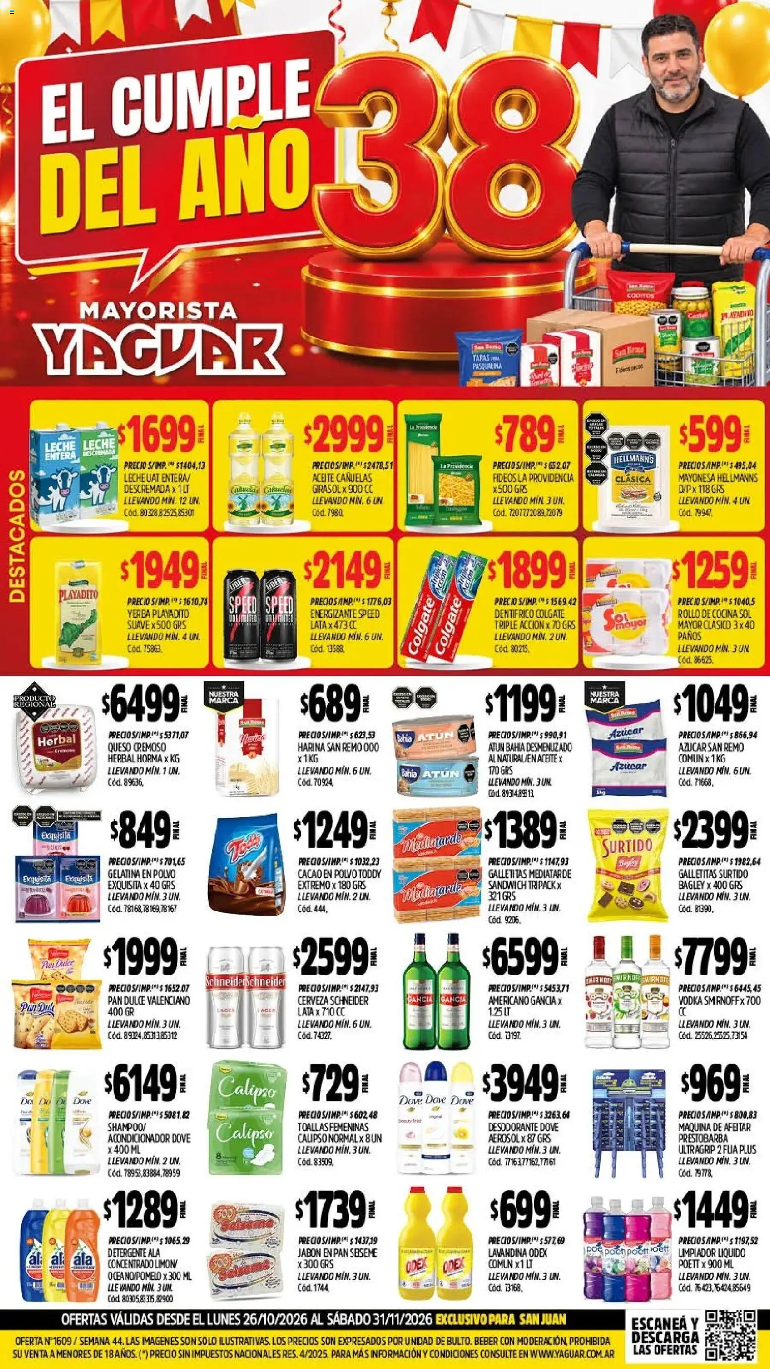 Folleto Yaguar - Página 1 - Ofertas válidas hasta el 31 de octubre de 2026