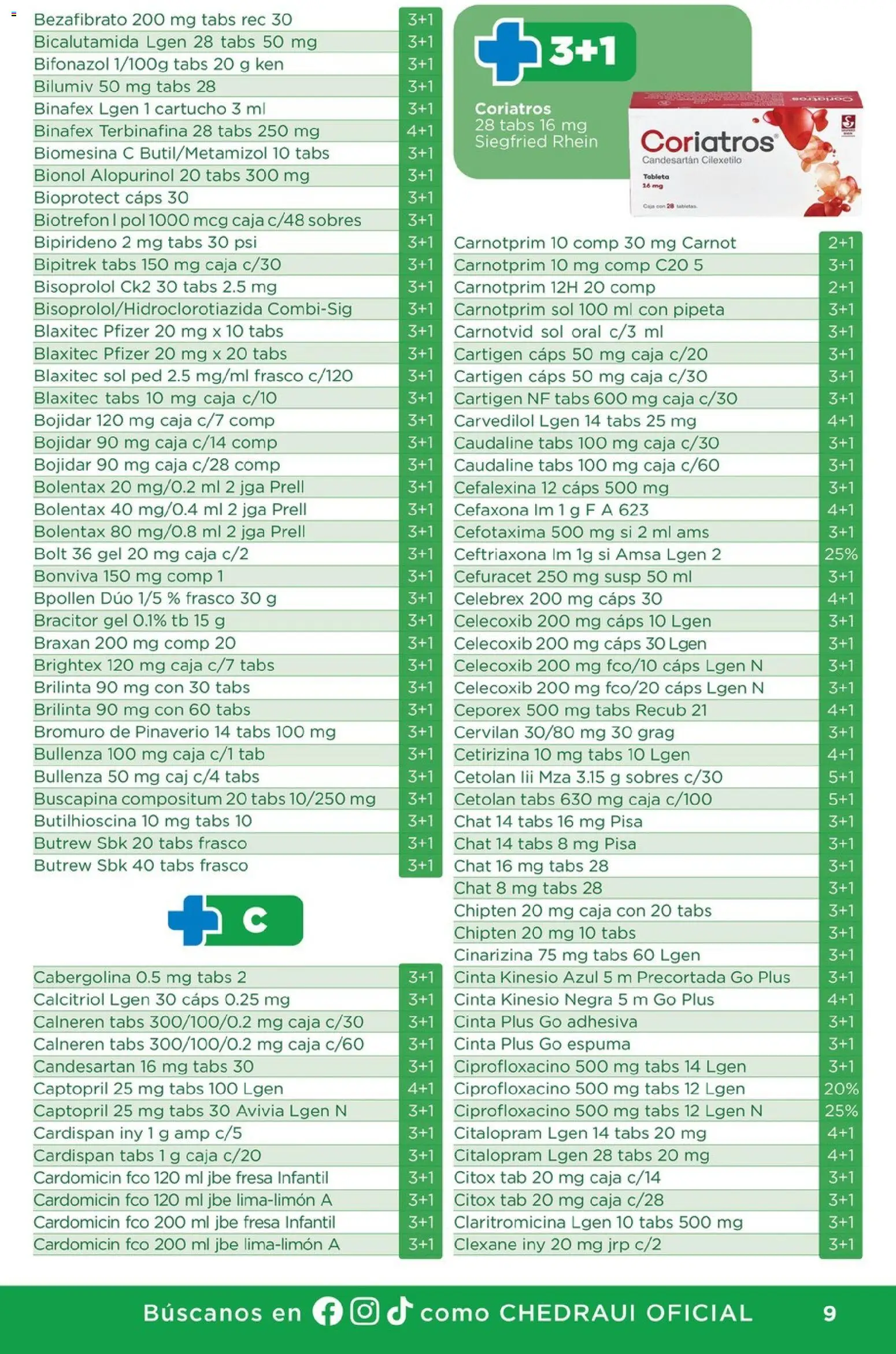 Nuevas ofertas de Chedraui válidas en toda la República Mexicana desde el 29/10/2026. ¡Encuentra las mejores ofertas en Chedraui folleto Farmacia! | Página: 9