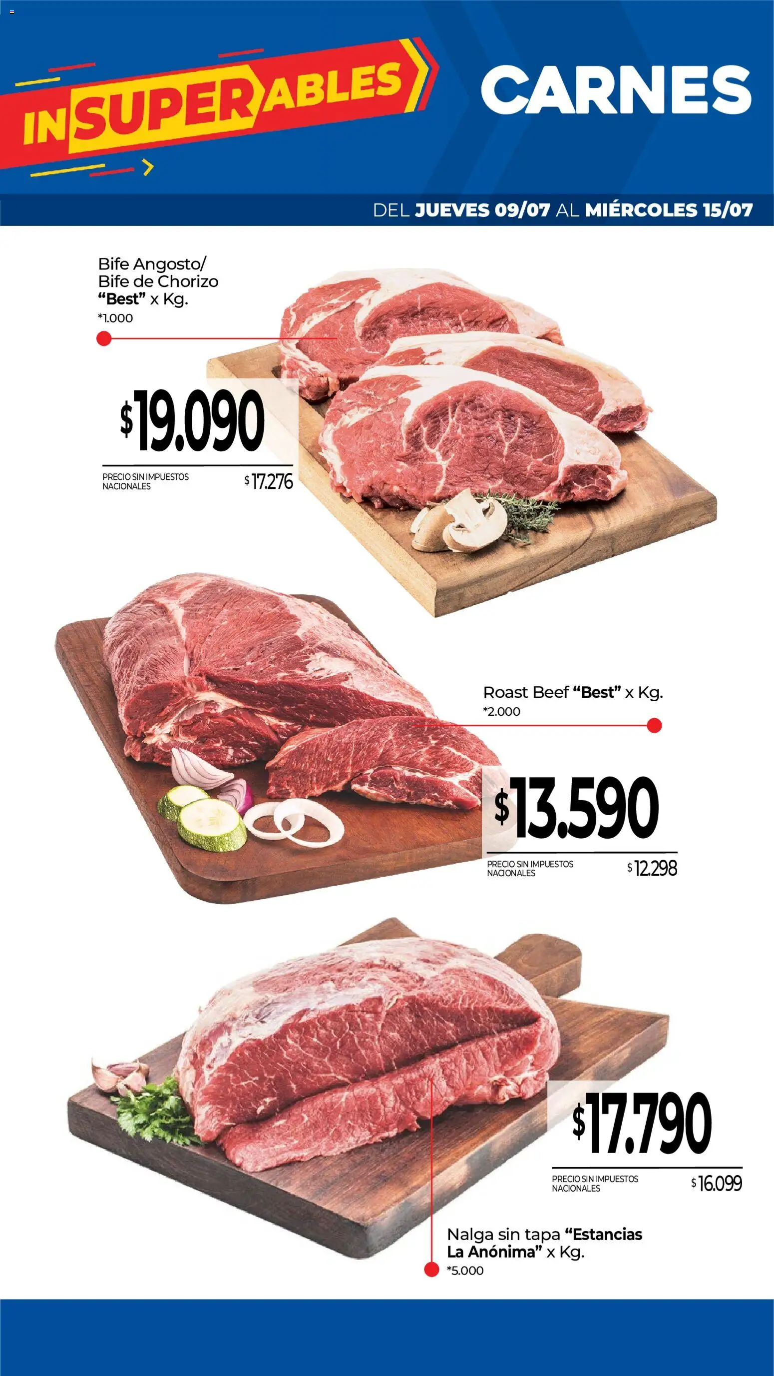 La Anonima catálogo │ válido desde el 09/07/2026 | Página: 2 | Productos: Chorizo