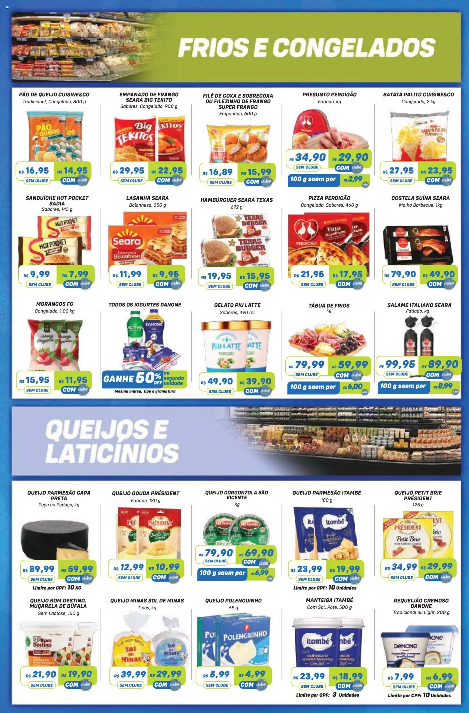 Prezunic Folheto - válido de 10/09/2026 | Página: 4 | Produtos: Manteiga, Gouda, Lasanha, Queijo parmesão
