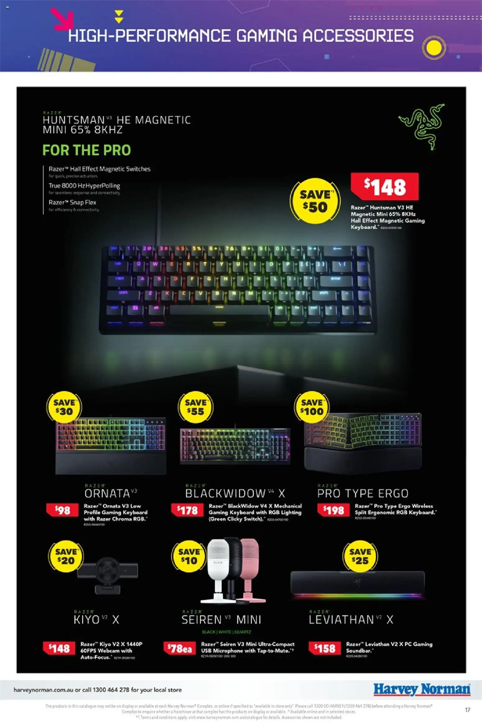 Harvey Norman catalogue - valid from 01/10/2026 | Page: 17 | Products: Accessories, Microphone, Usb, Lighting