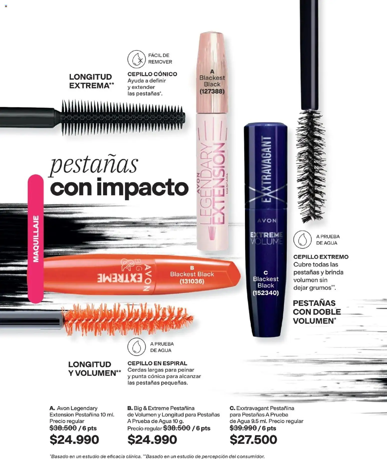 Avon revista - valida desde el 15/07/2026 | Página: 23 | Productos: Agua, Maquillaje, Cepillo, Máscara