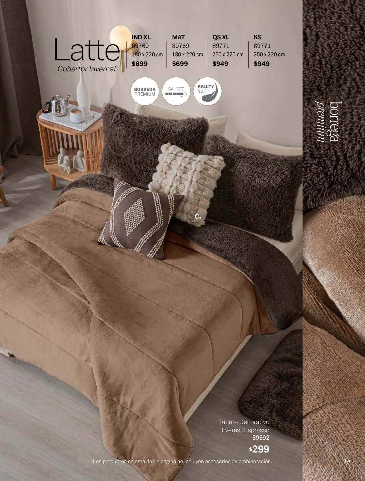 Nuevas ofertas de Vianney válidas en toda la República Mexicana desde el 15/08/2025. ¡Encuentra las mejores ofertas en Vianney - Catálogo Invierno! | Página: 41 | Productos: Cobertor, Tapete