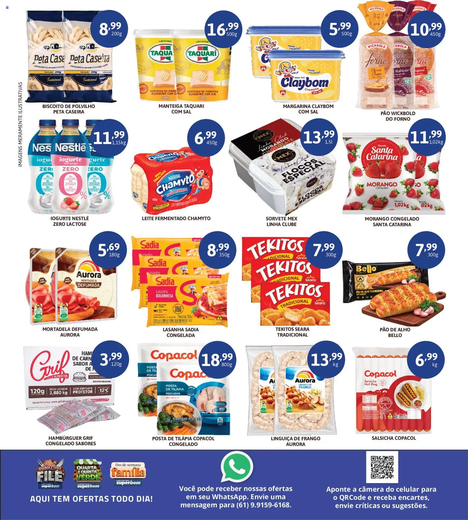 Superbom Folheto - válido de 31/08/2026 | Página: 3 | Produtos: Pao de alho, Leite, Sorvete, Frango