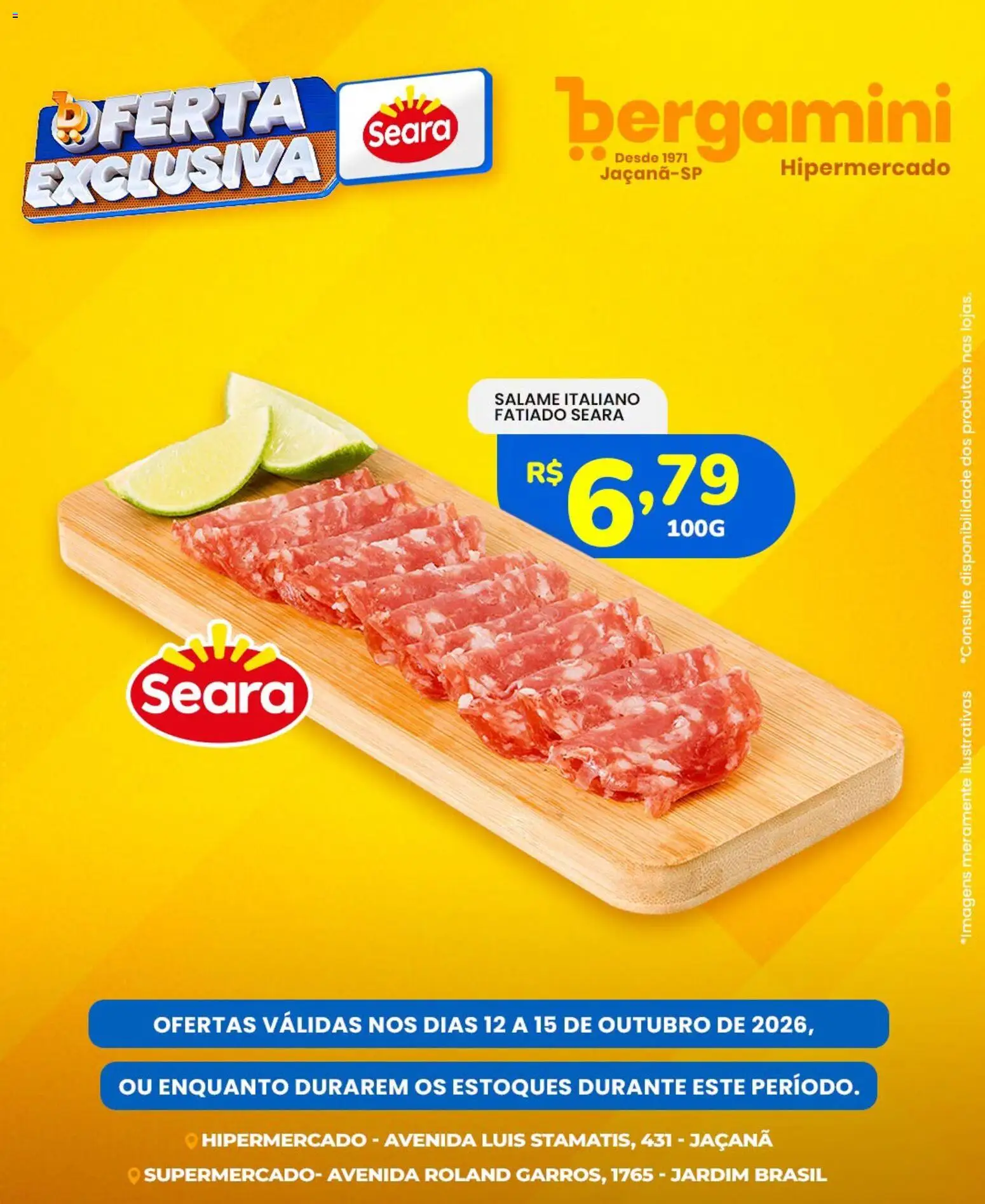 Supermercado Bergamini Folheto - válido de 12/10/2026 | Página: 1