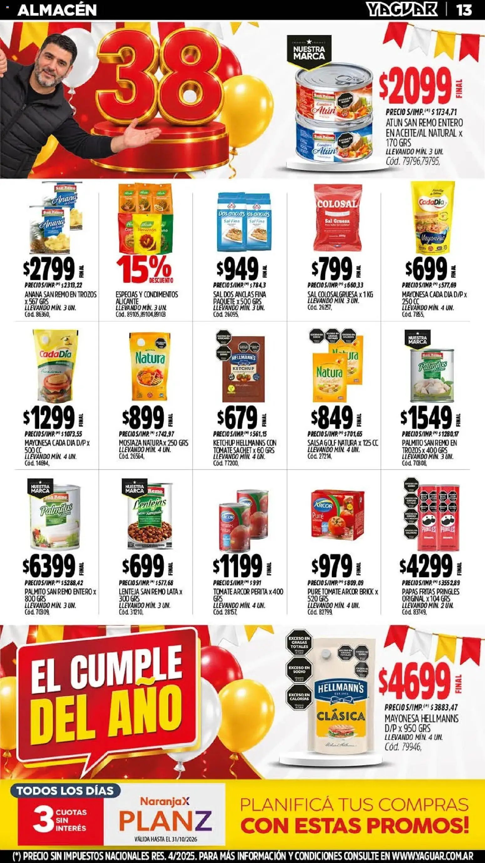 Yaguar - Oferta Semanal Misiones │ válido desde el 19/10/2026 | Página: 14