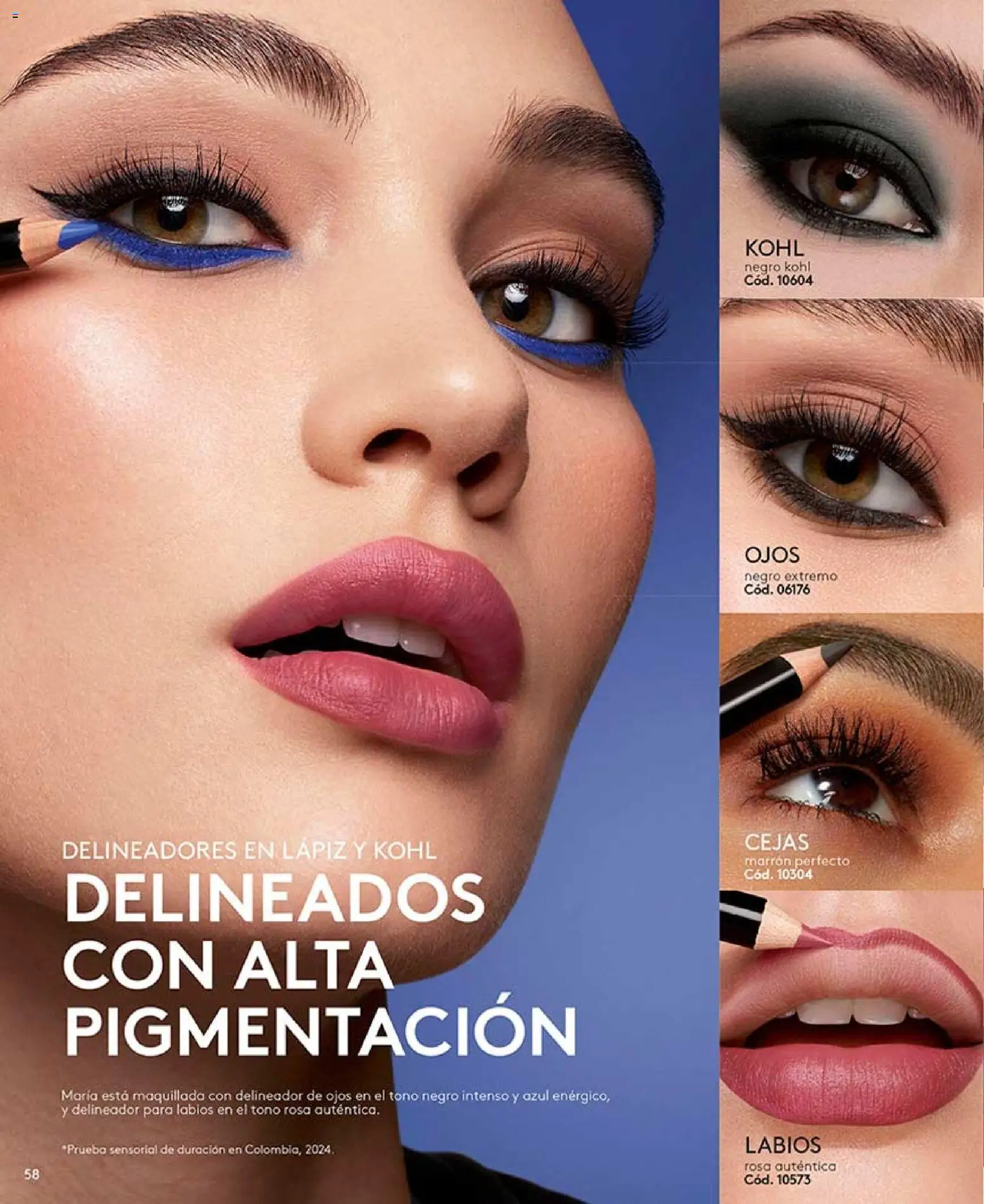 Catálogo Ésika Campaña 7 │ válido desde el 18.04.2026 | Página: 58 | Productos: Delineador de ojos, Delineador