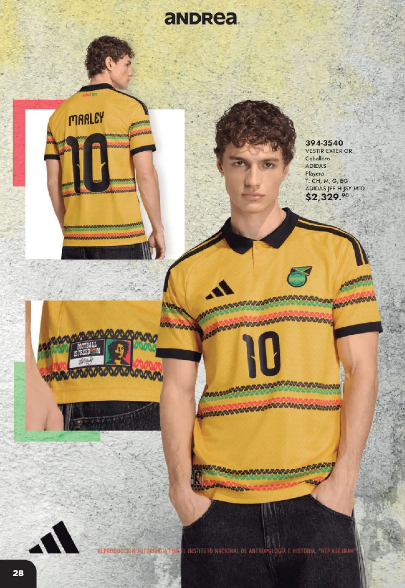 Nuevas ofertas de Andrea válidas en toda la República Mexicana desde el 17.05.2026. ¡Encuentra las mejores ofertas en Andrea catálogo Listos para ganar! | Página: 28 | Productos: Playera