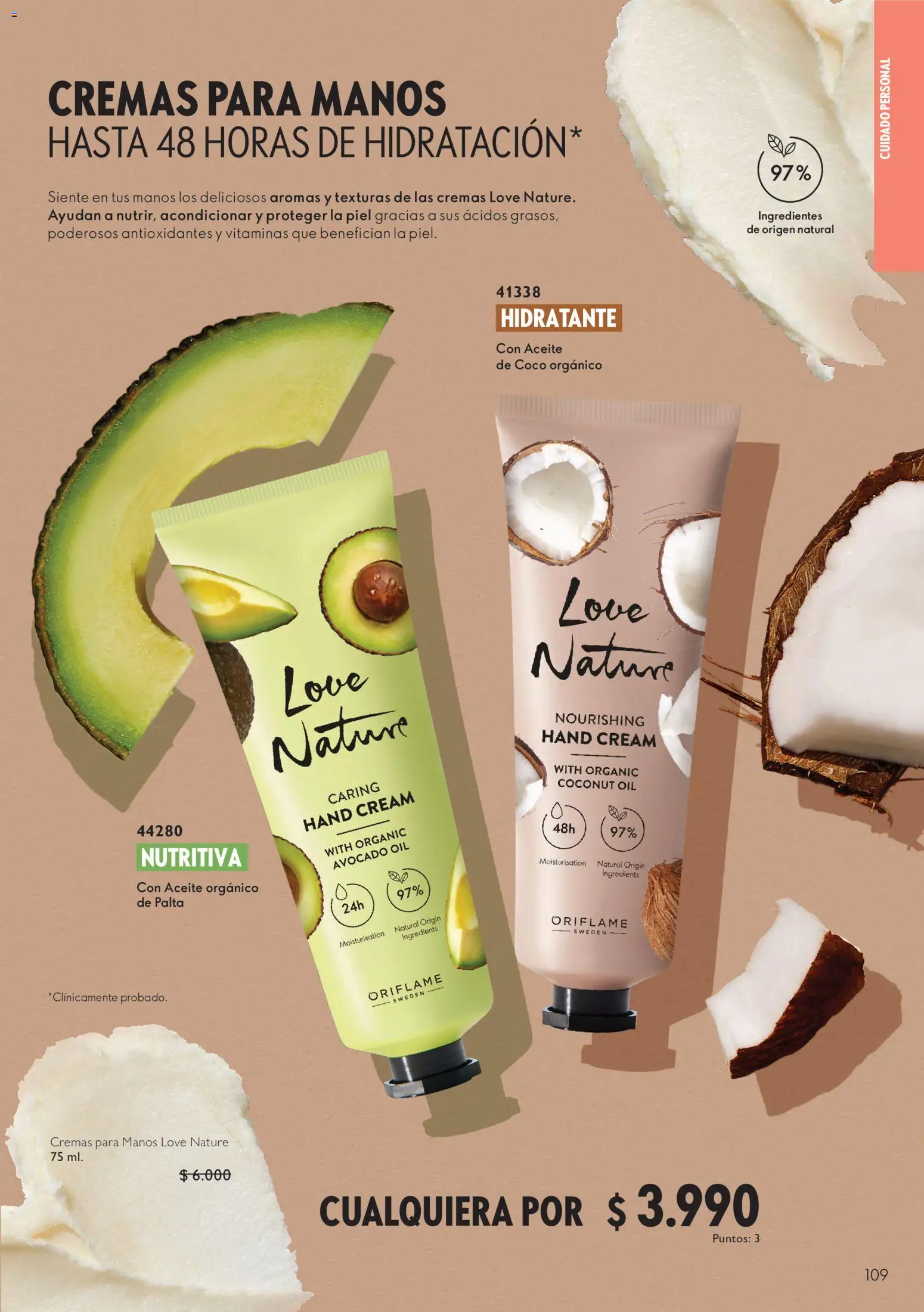Oriflame Ofertas │ válido desde el 21.08.2026 | Página: 109 | Productos: Aceite de coco, Coco, Vitaminas, Aceite