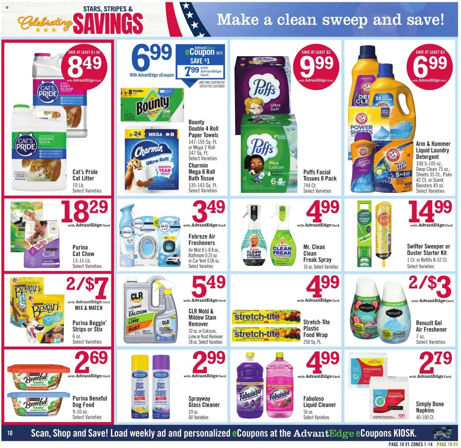 Price Chopper Weekly Ad - valid from 07.06.2026 | Page: 10 | Products: Dog Food, Cat Litter, Hammer, Lime