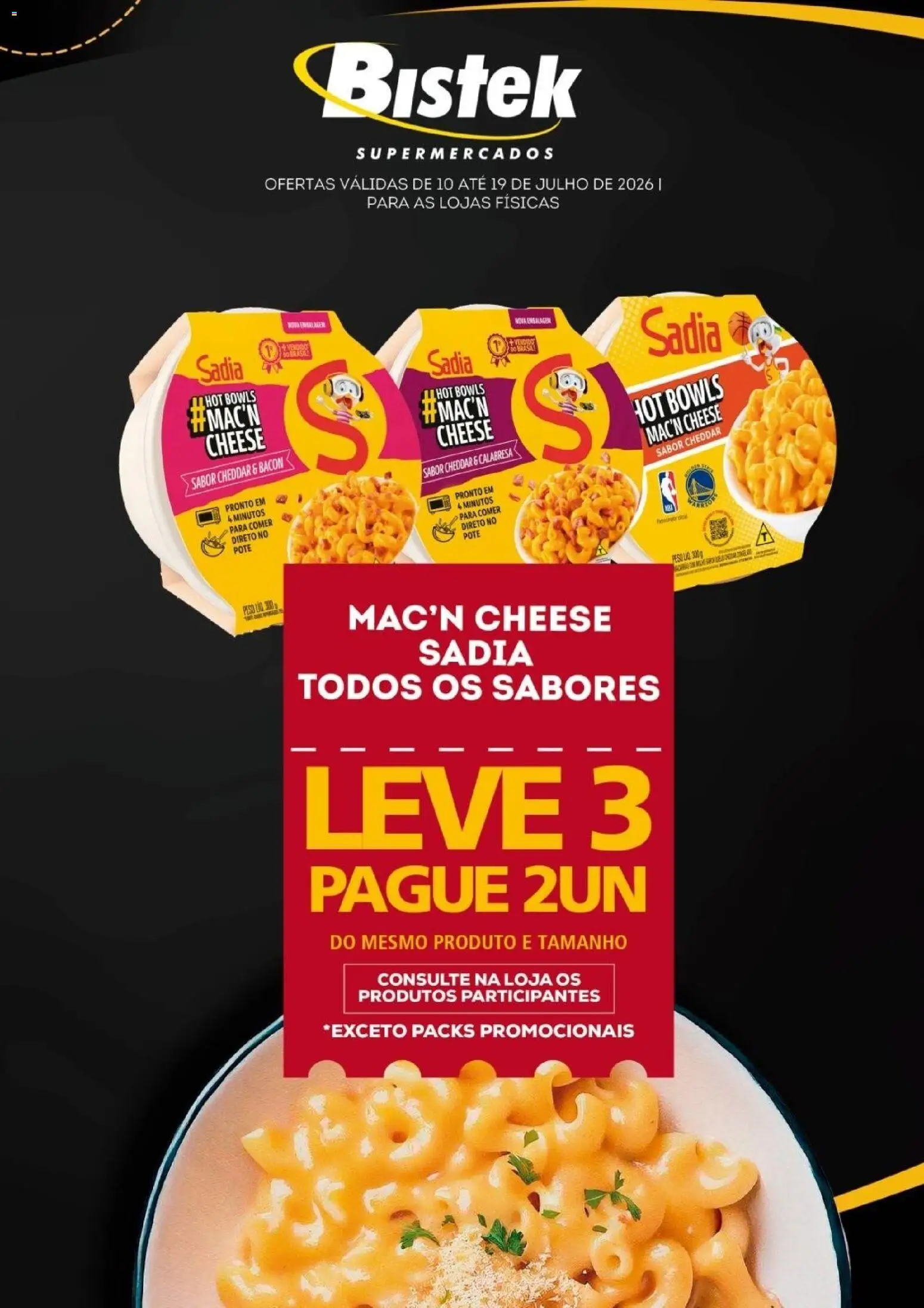 Bistek Supermercados Folheto - válido de 10/07/2026 | Página: 1 | Produtos: Cheddar