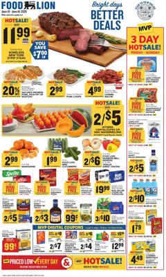 Preview of Food Lion weekly ads valid from 10.06.2026