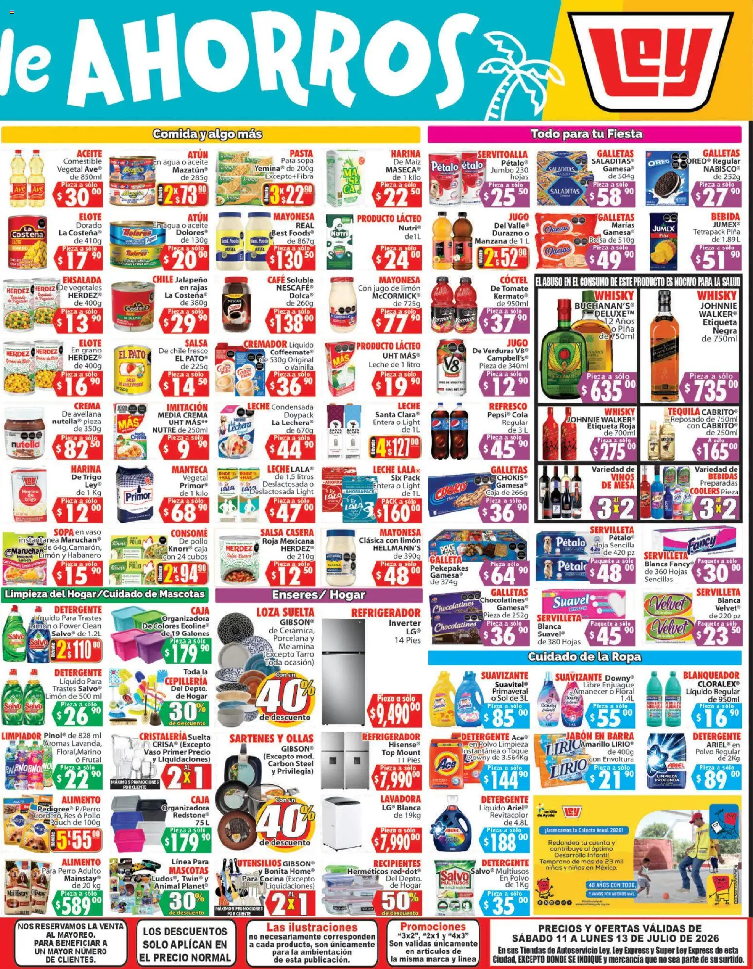 Nuevas ofertas de Casa Ley válidas en toda la República Mexicana desde el 11/07/2026. ¡Encuentra las mejores ofertas en Casa Ley folleto Autoservicio! | Página: 4