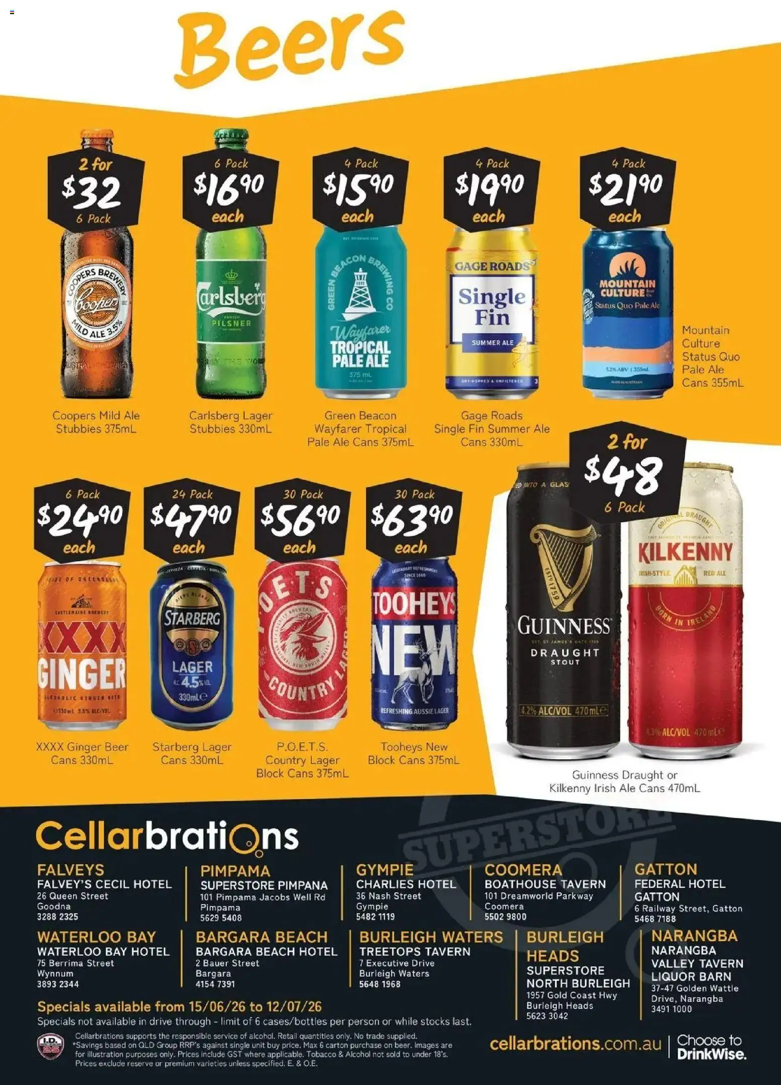 Cellarbrations catalogue - valid from 14.06.2026 | Page: 6 | Products: Gate, Ginger, Beer