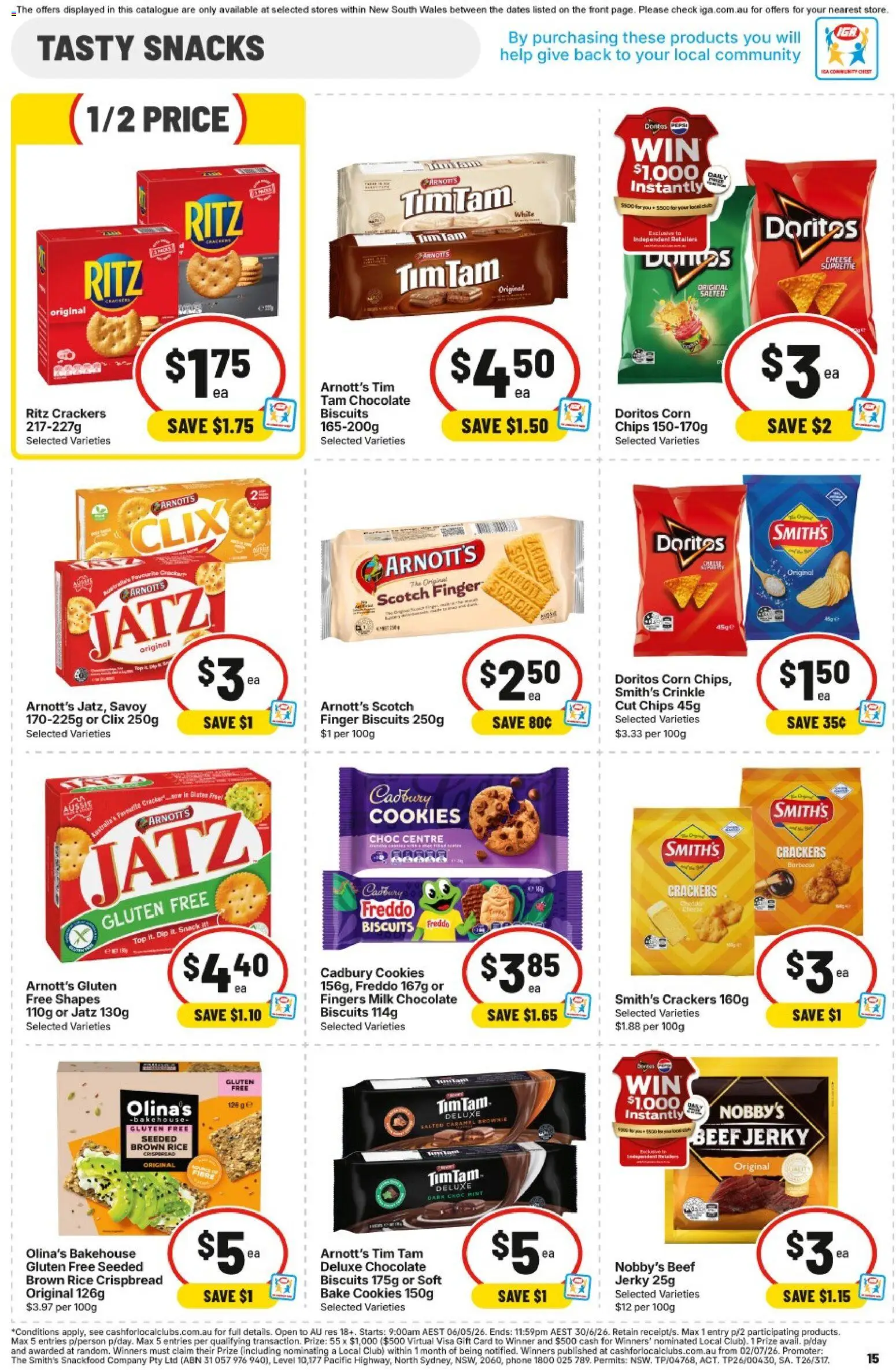 IGA catalogue - valid from 17.06.2026 | Page: 13 | Products: Milk, Chocolate, Beef, Scotch