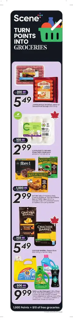 Preview of Safeway weekly flyer / circulaire from shop Safeway valid from Jul 16, 2026 | Page: 3 | Products: Dryer, Detergent, Cheese, Pork